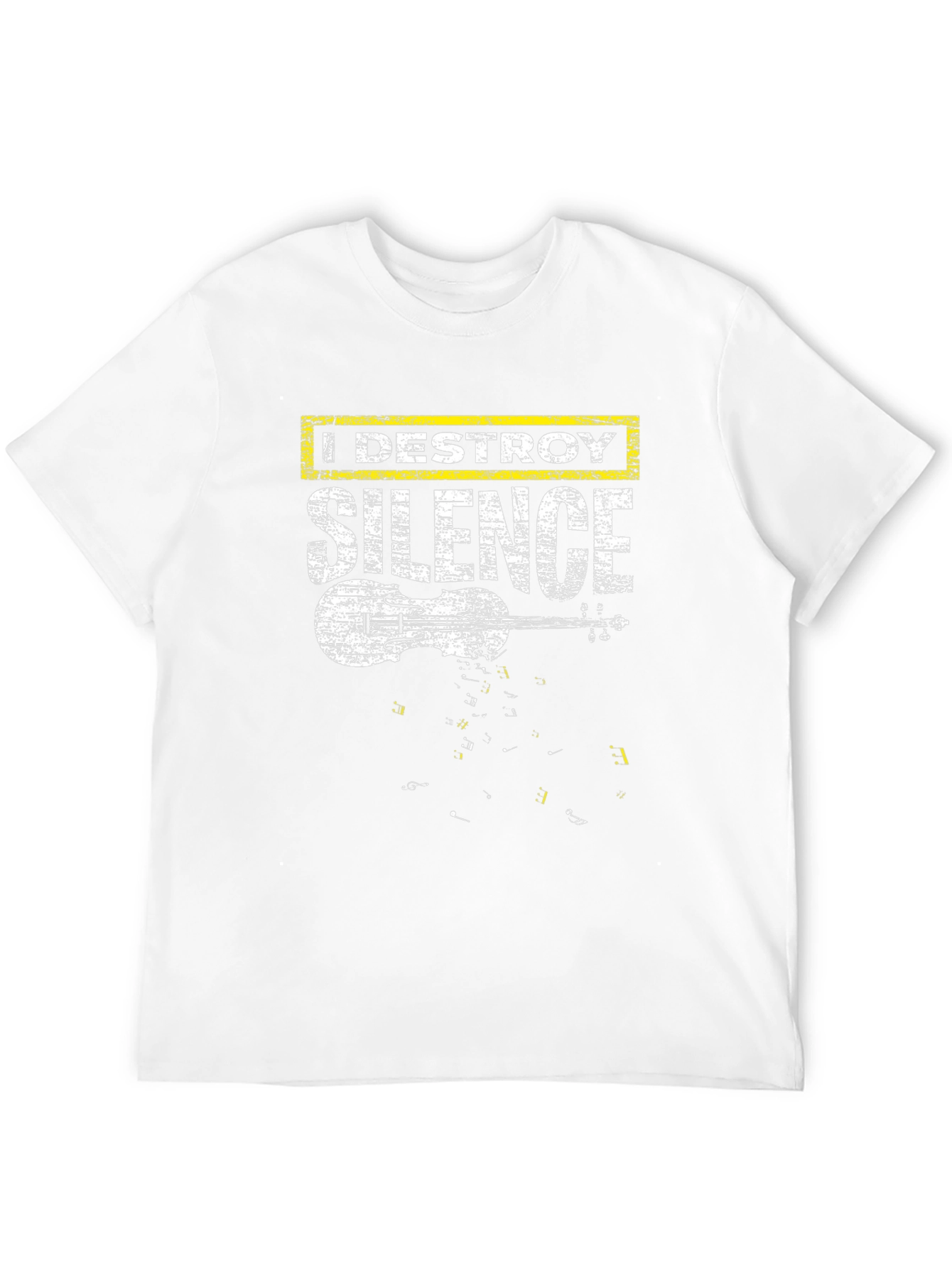 Destroy Silence Graphic T-Shirt - Music Lover Tee