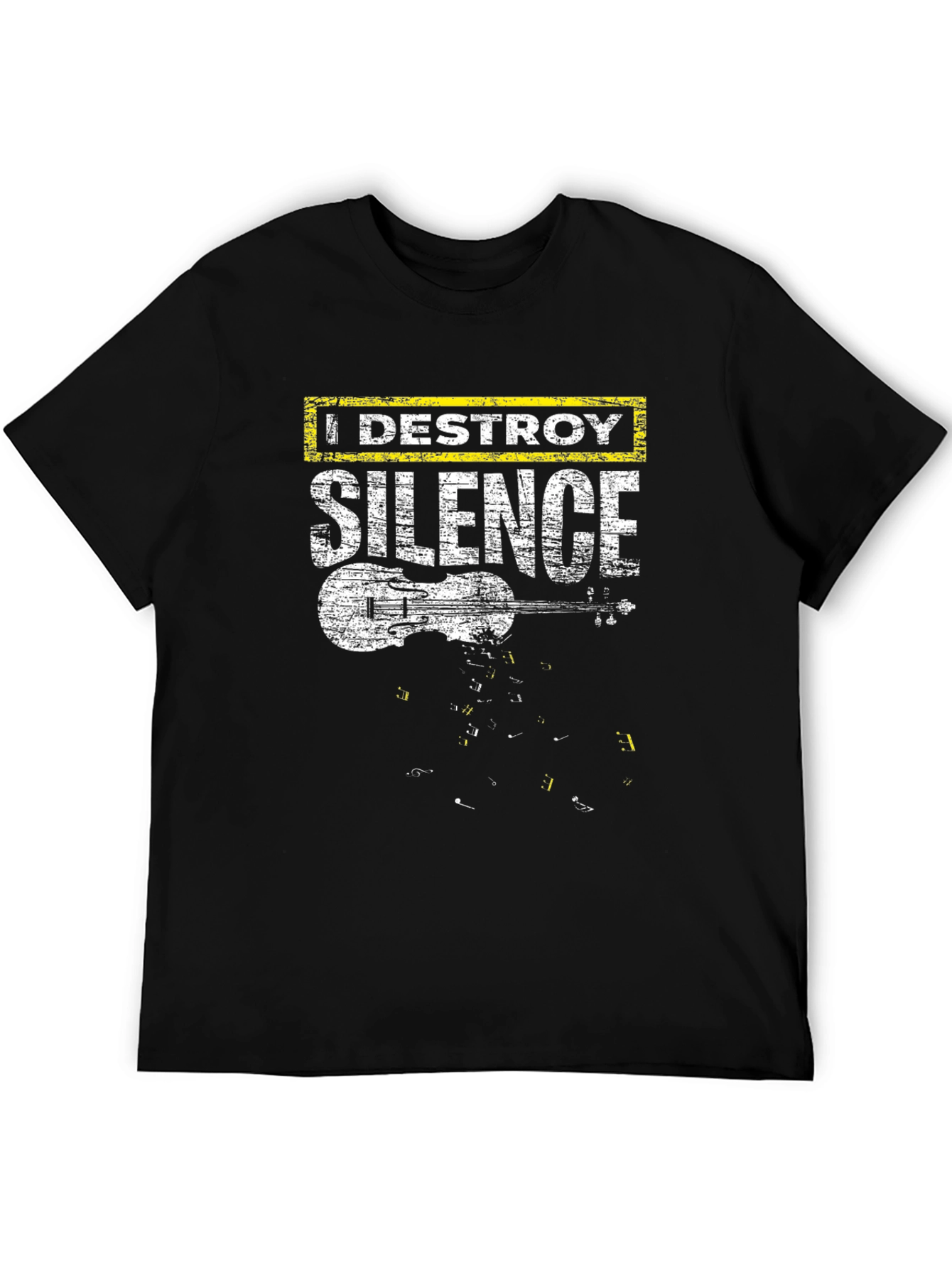 Destroy Silence Graphic T-Shirt - Music Lover Tee