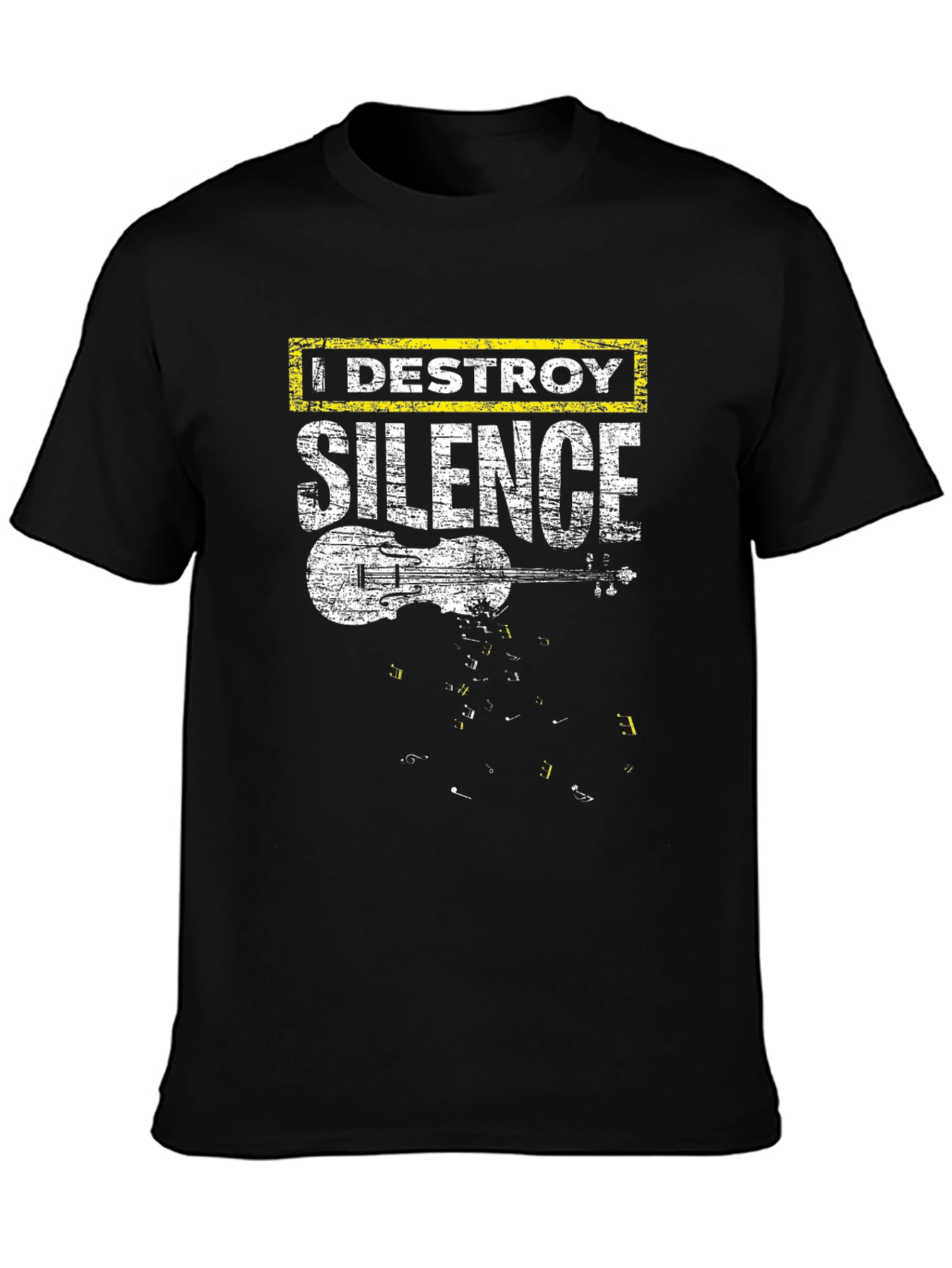 Destroy Silence Graphic T-Shirt - Music Lover Tee