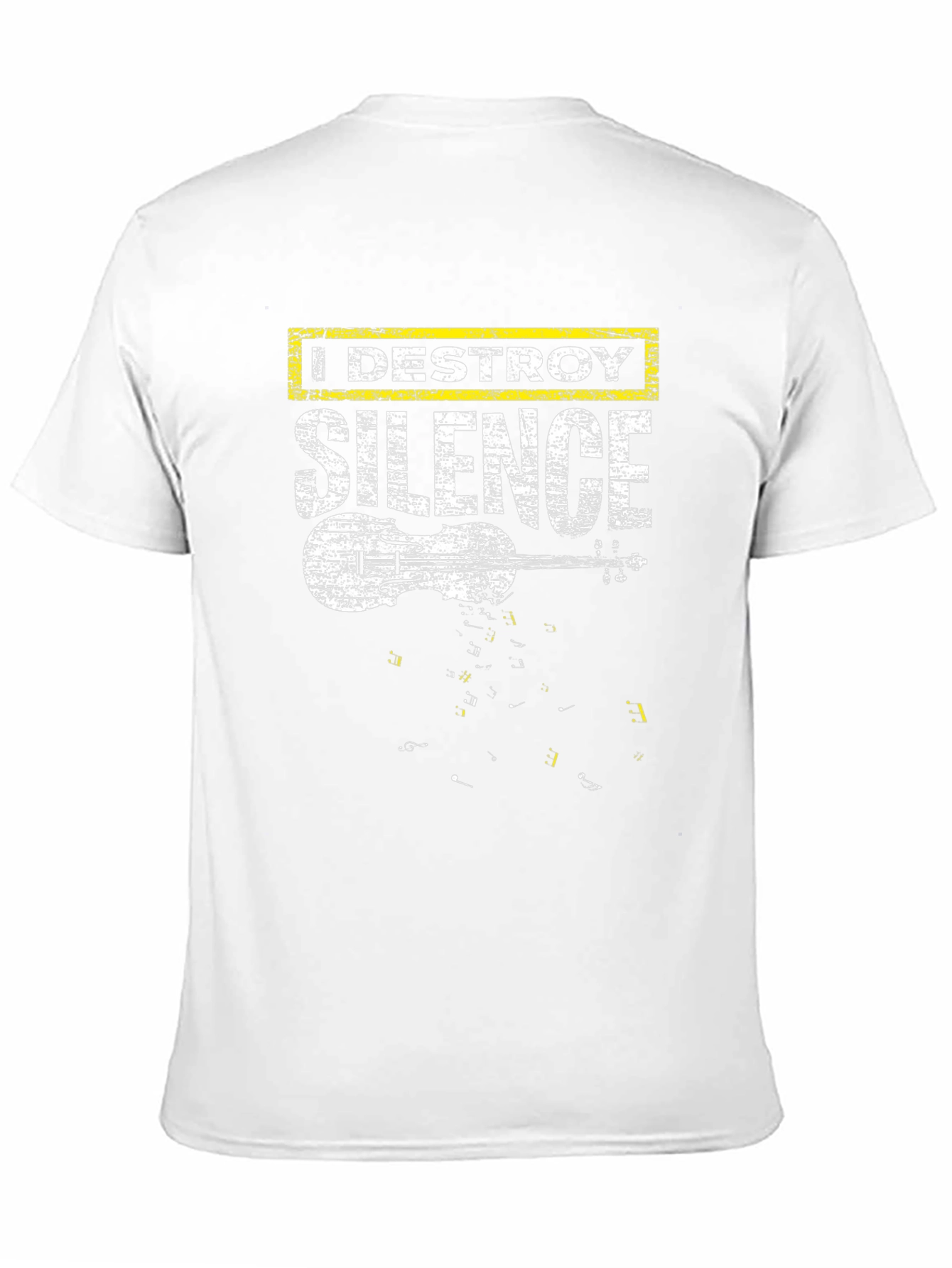 Destroy Silence Graphic T-Shirt - Music Lover Tee
