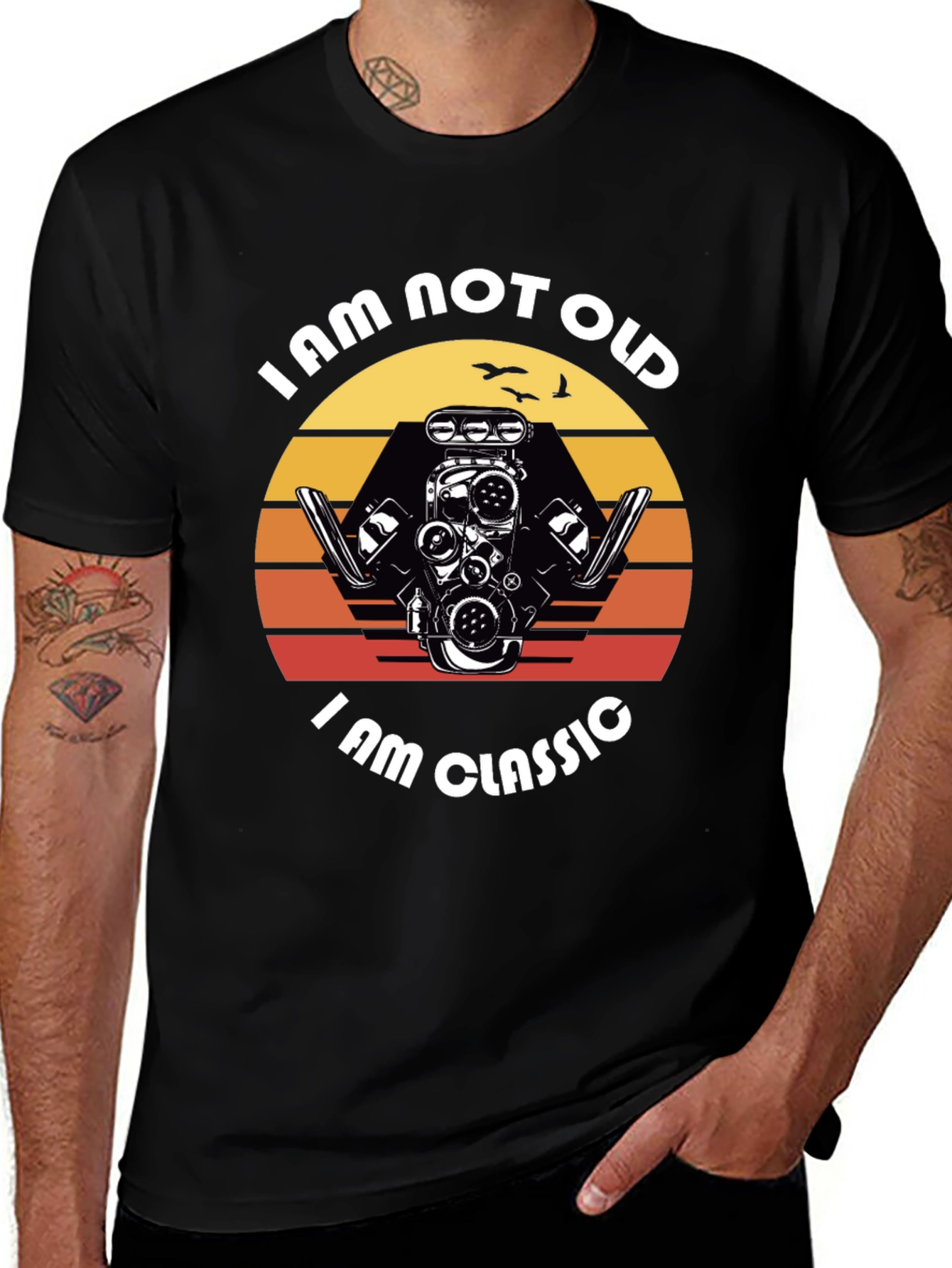 I am Not Old I am Classic Engine T-Shirt