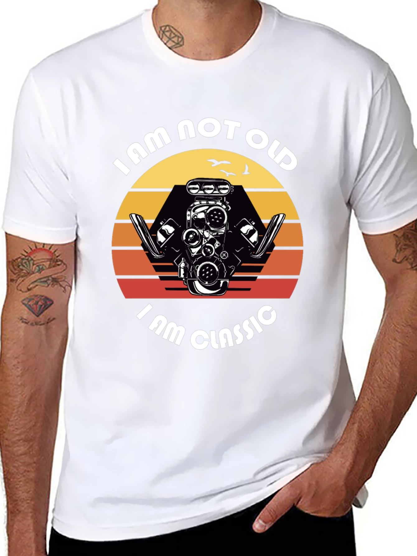 I am Not Old I am Classic Engine T-Shirt
