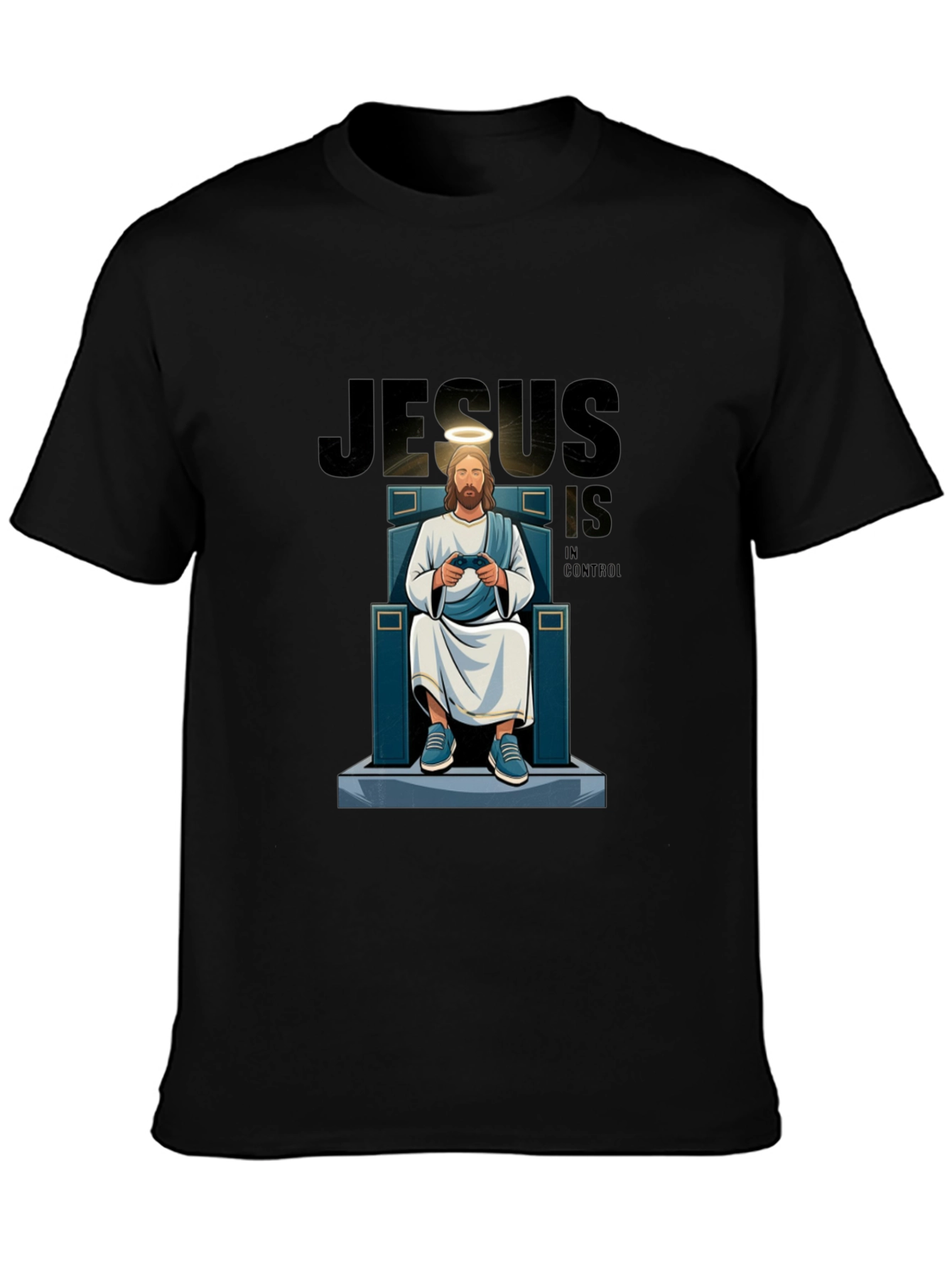 Jesus Is In Control Gaming T-Shirt