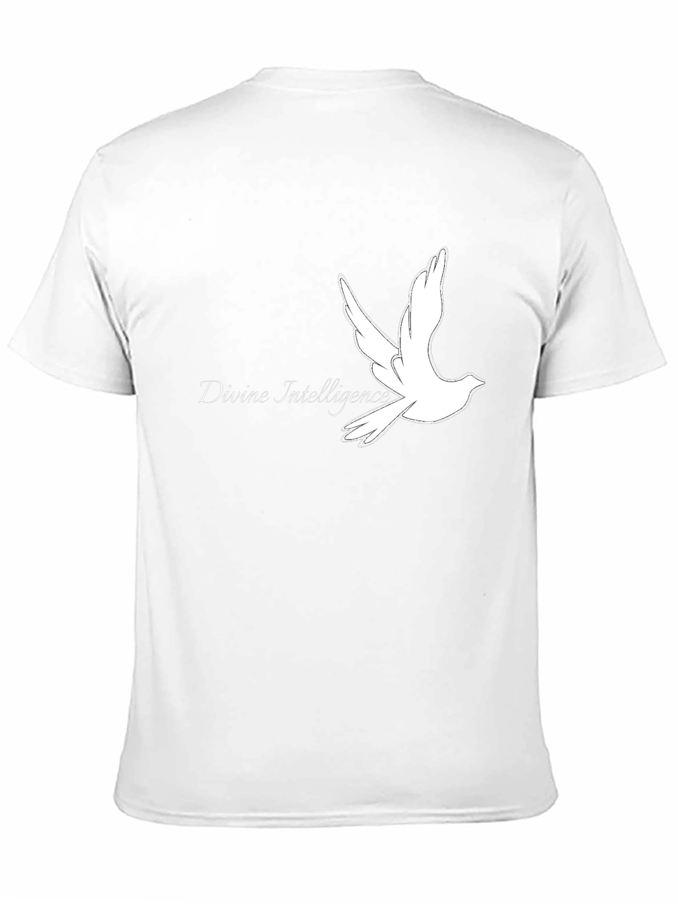 Divine Intelligence Dove Graphic T-Shirt - Stylish Menswear
