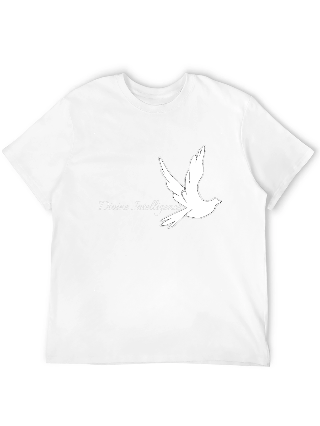 Divine Intelligence Dove Graphic T-Shirt - Stylish Menswear