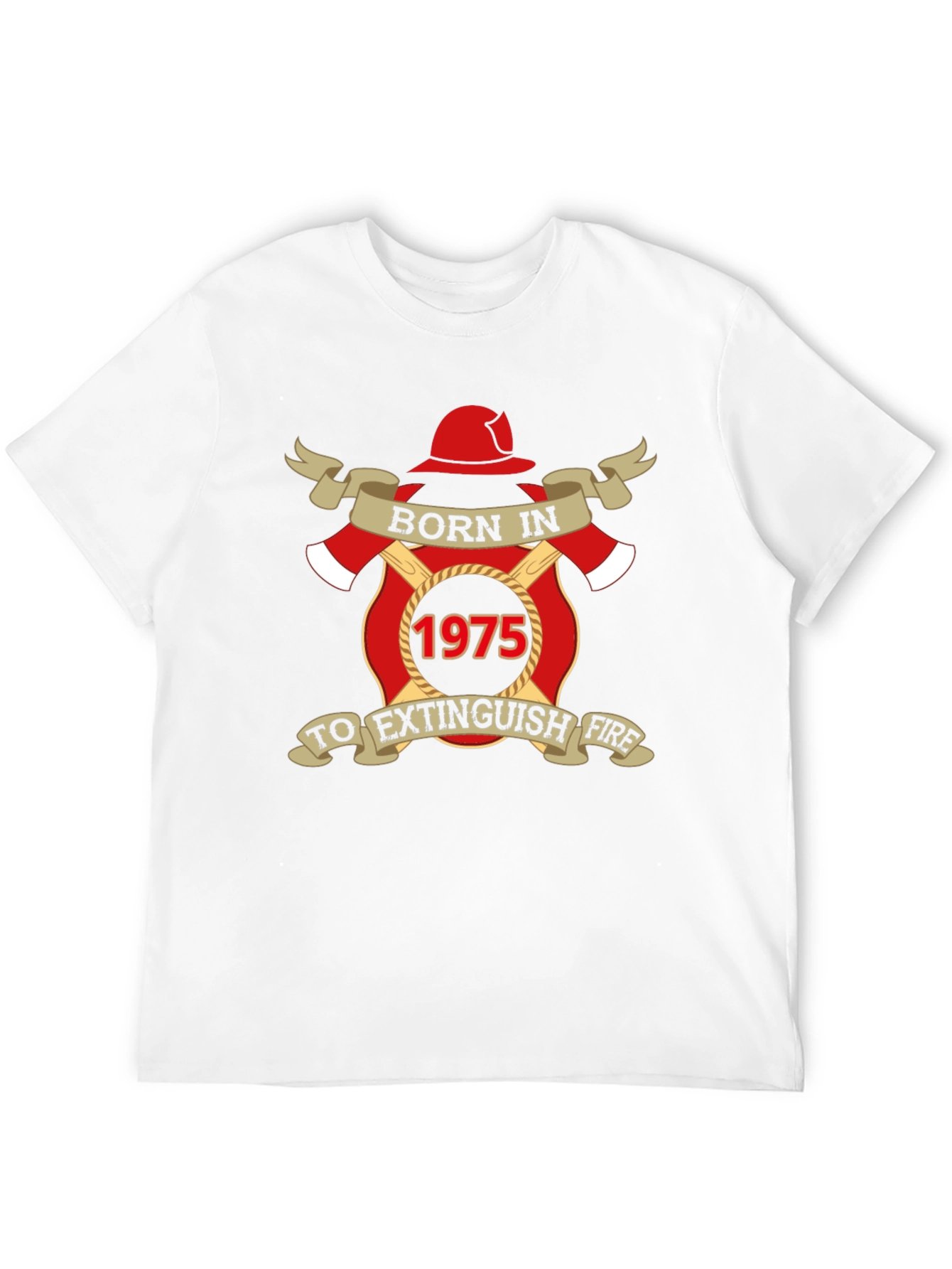 Born In 1975 Firefighter T-Shirt