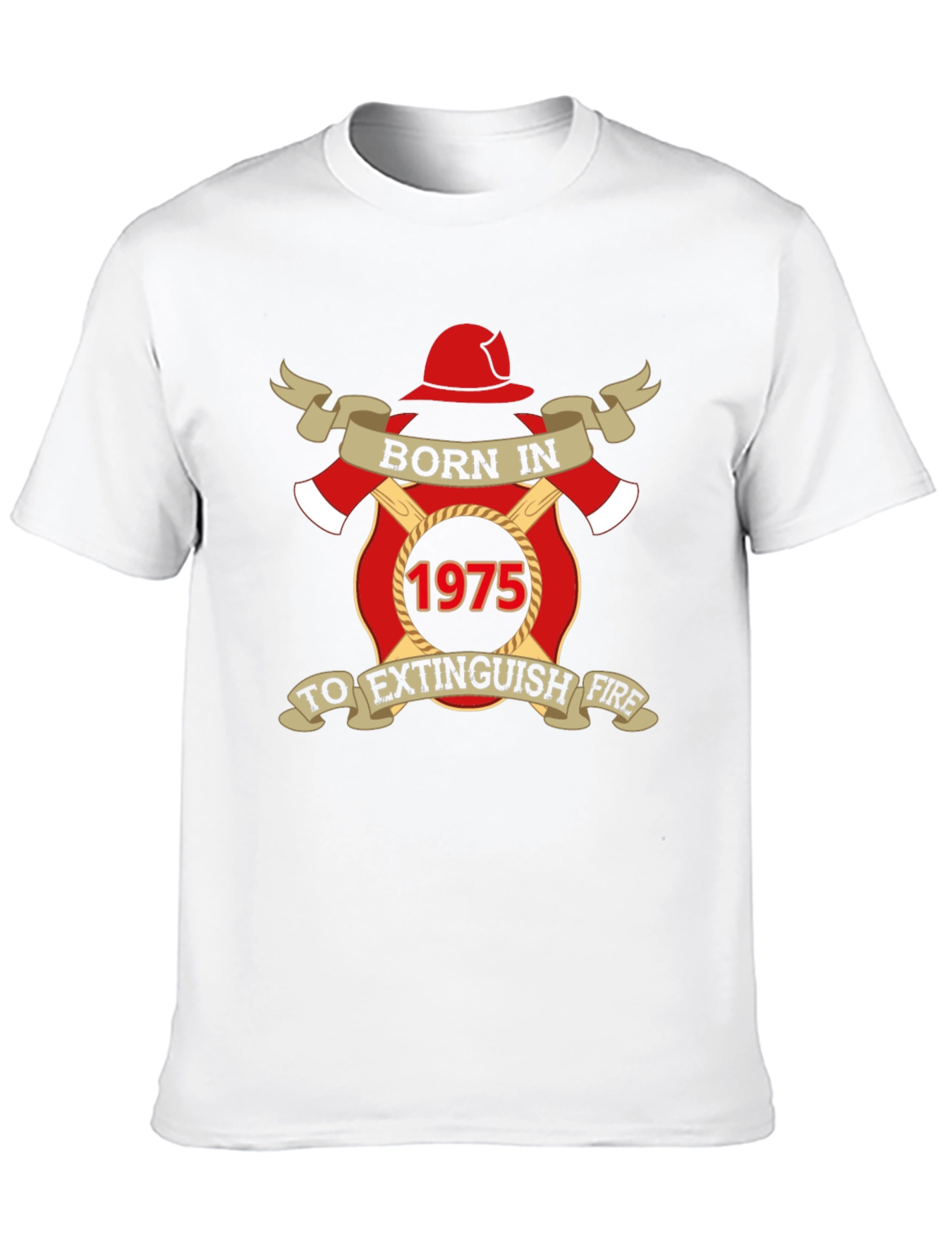 Born In 1975 Firefighter T-Shirt