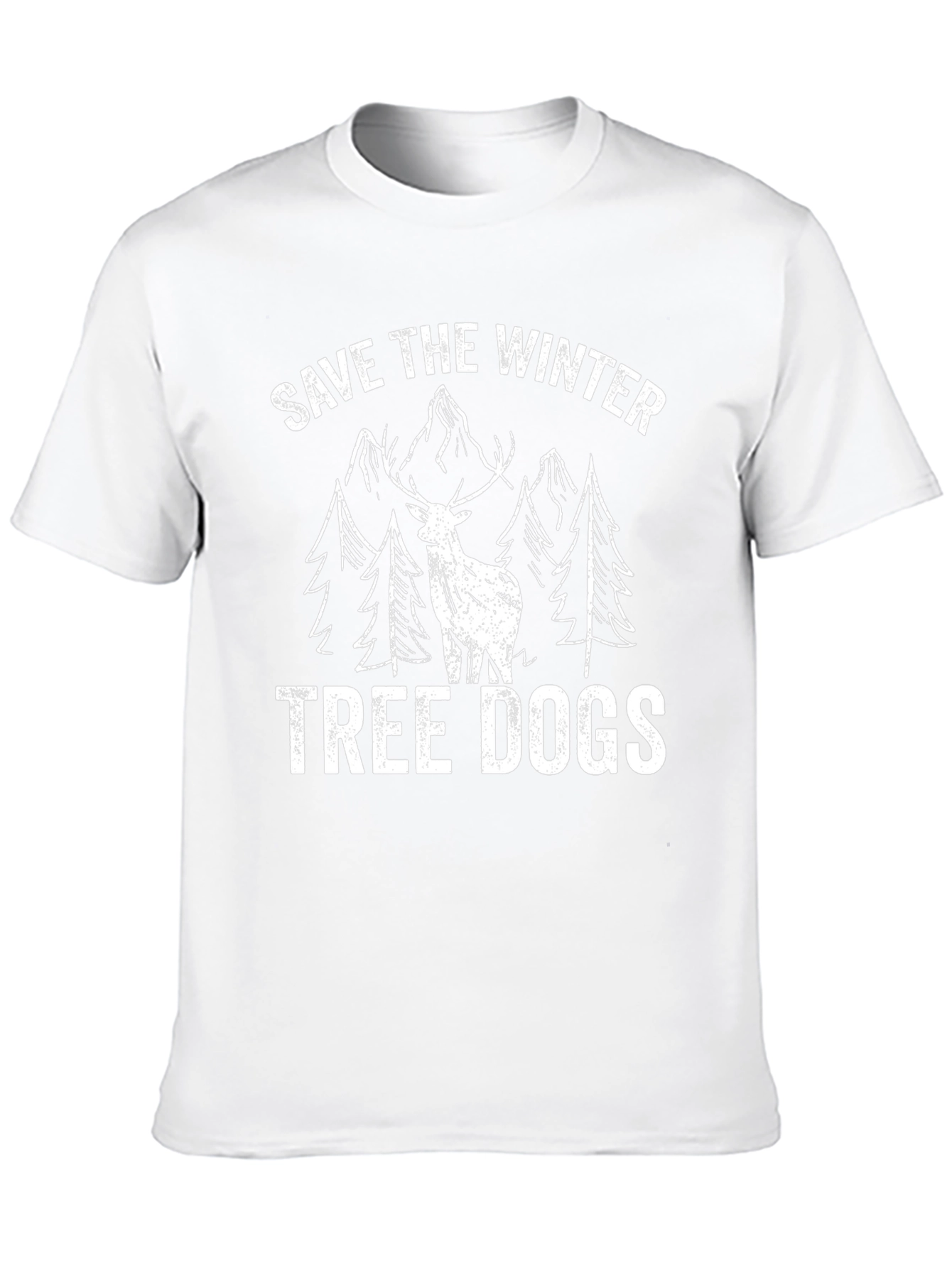 Save the Winter Tree Dogs Graphic Tee