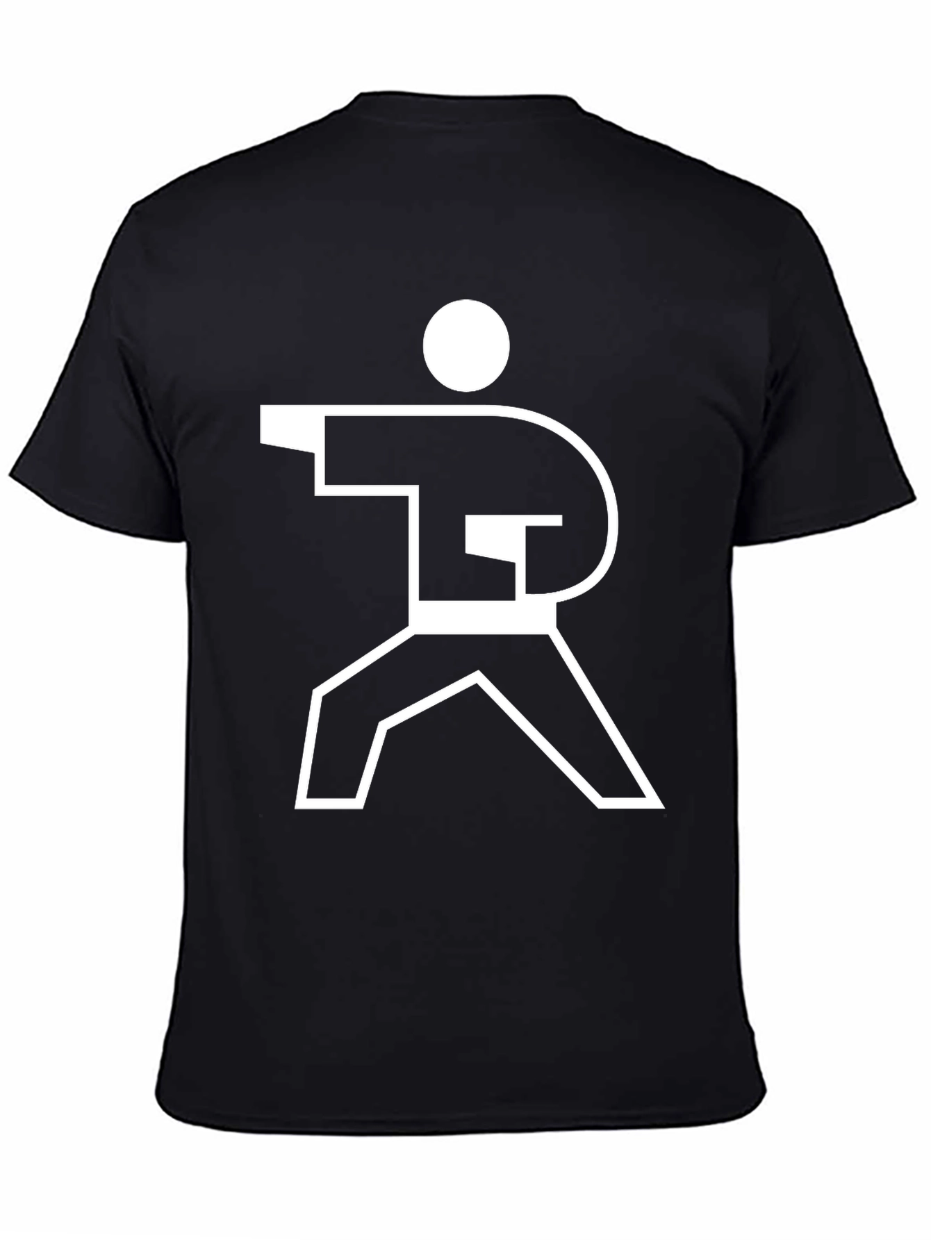 Karate Silhouette Black T-Shirt