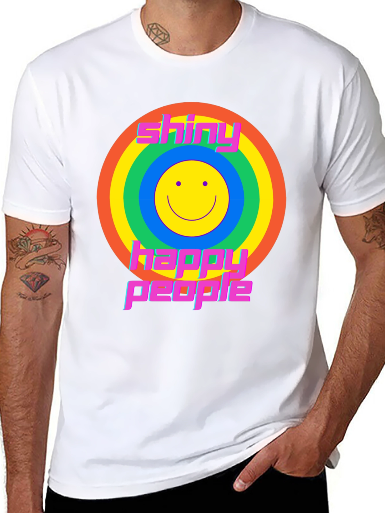 Shiny Happy People Graphic T-Shirt