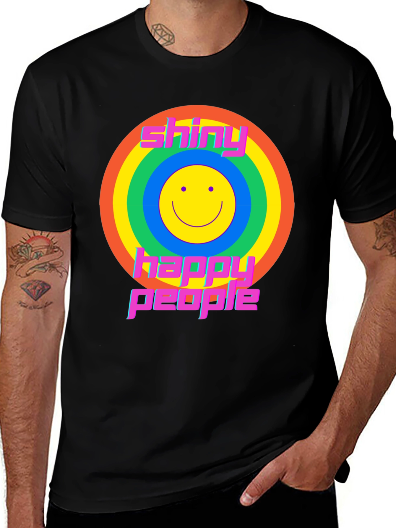Shiny Happy People Graphic T-Shirt