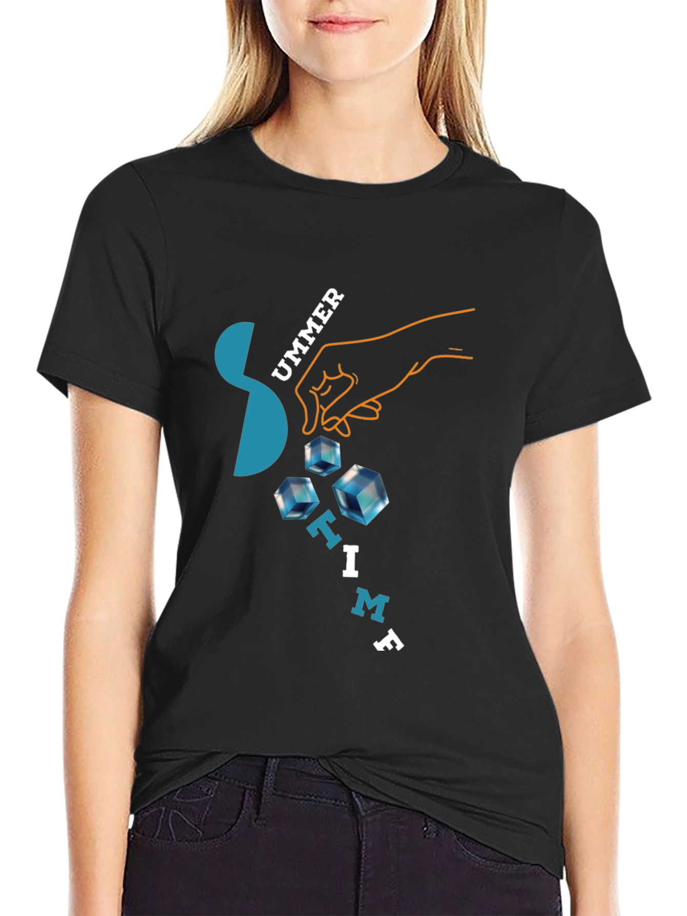 Summer Time Graphic Tee - Cool Ice Design