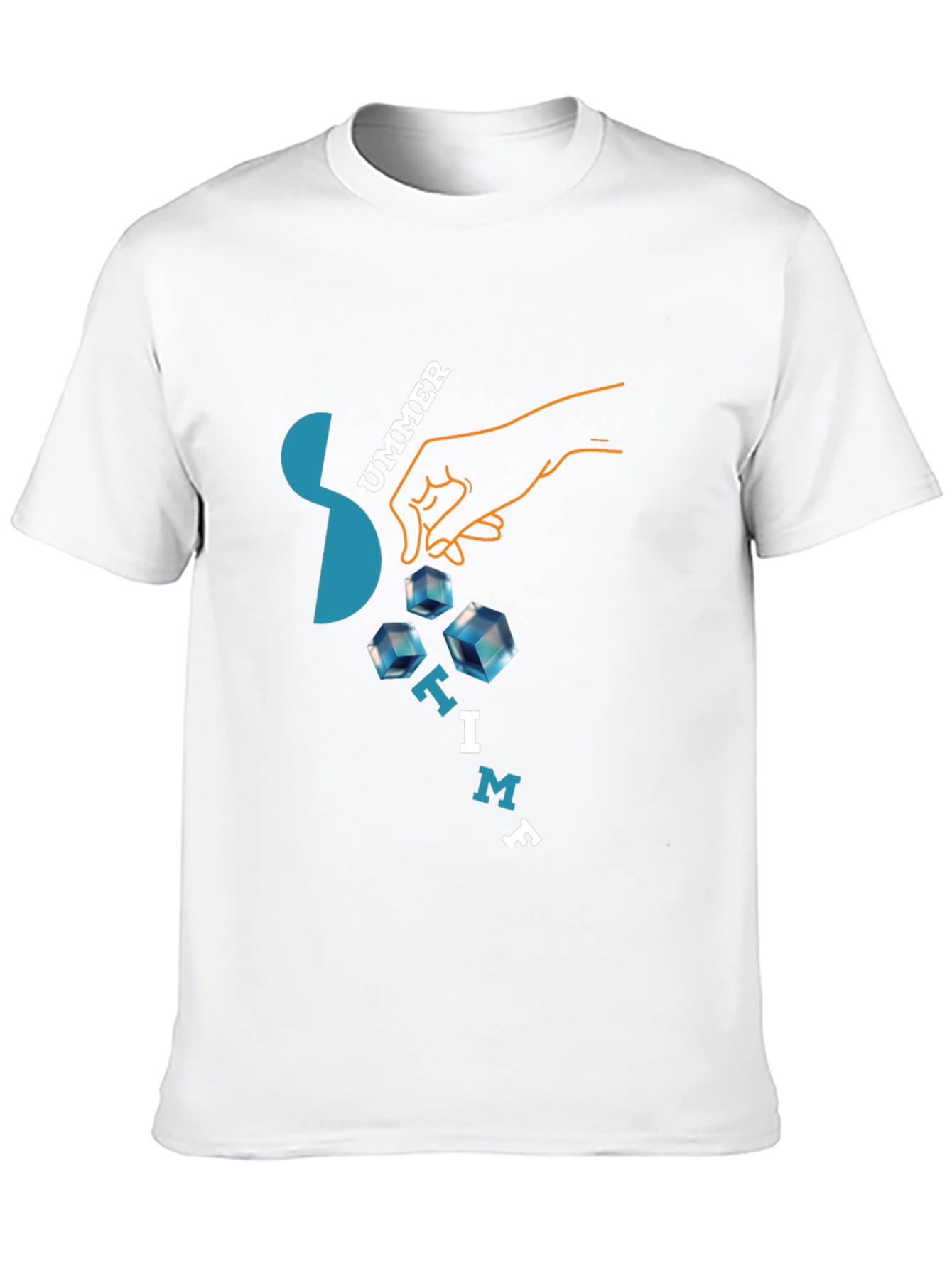 Summer Time Graphic Tee - Cool Ice Design