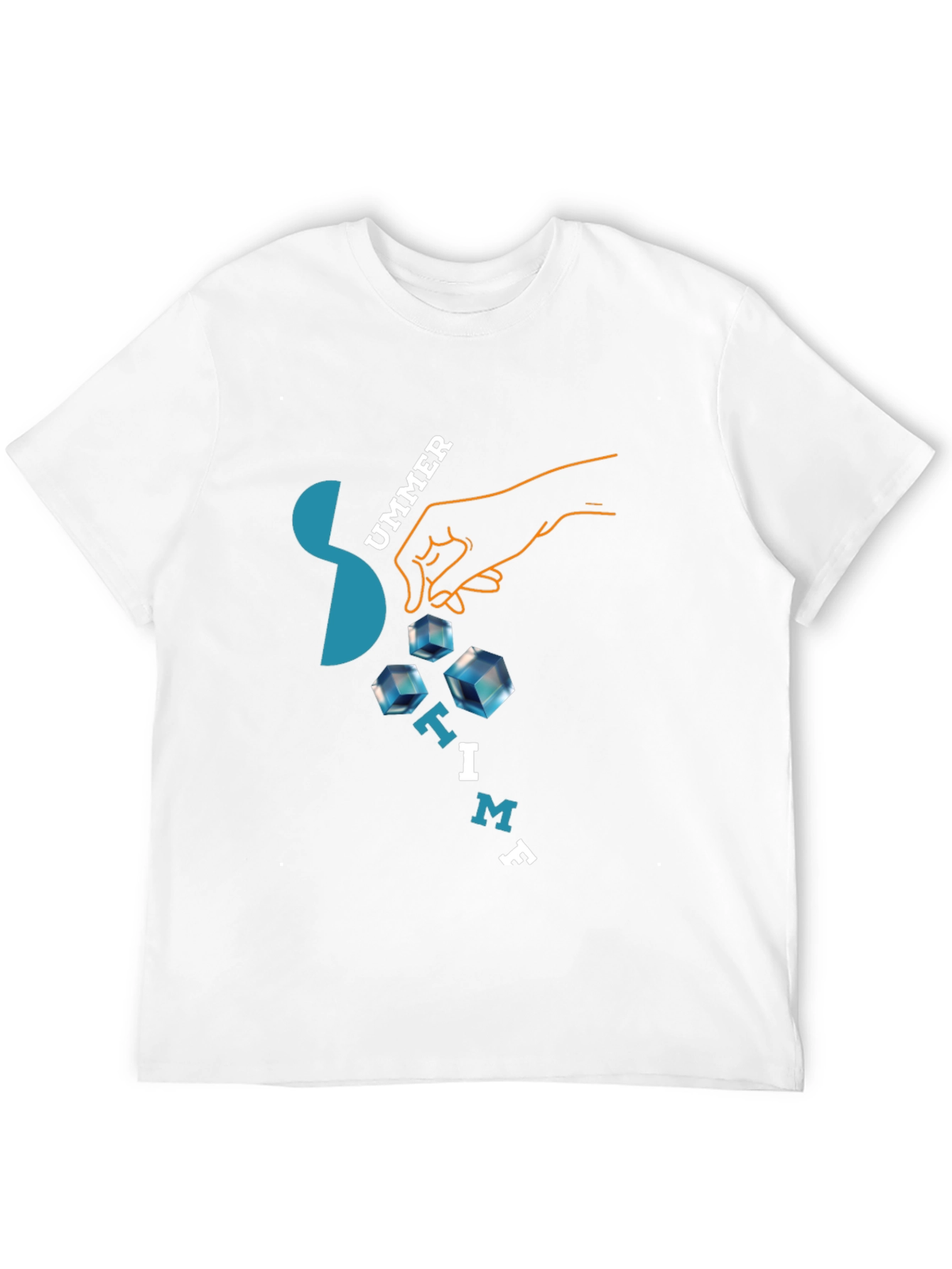 Summer Time Graphic Tee - Cool Ice Design