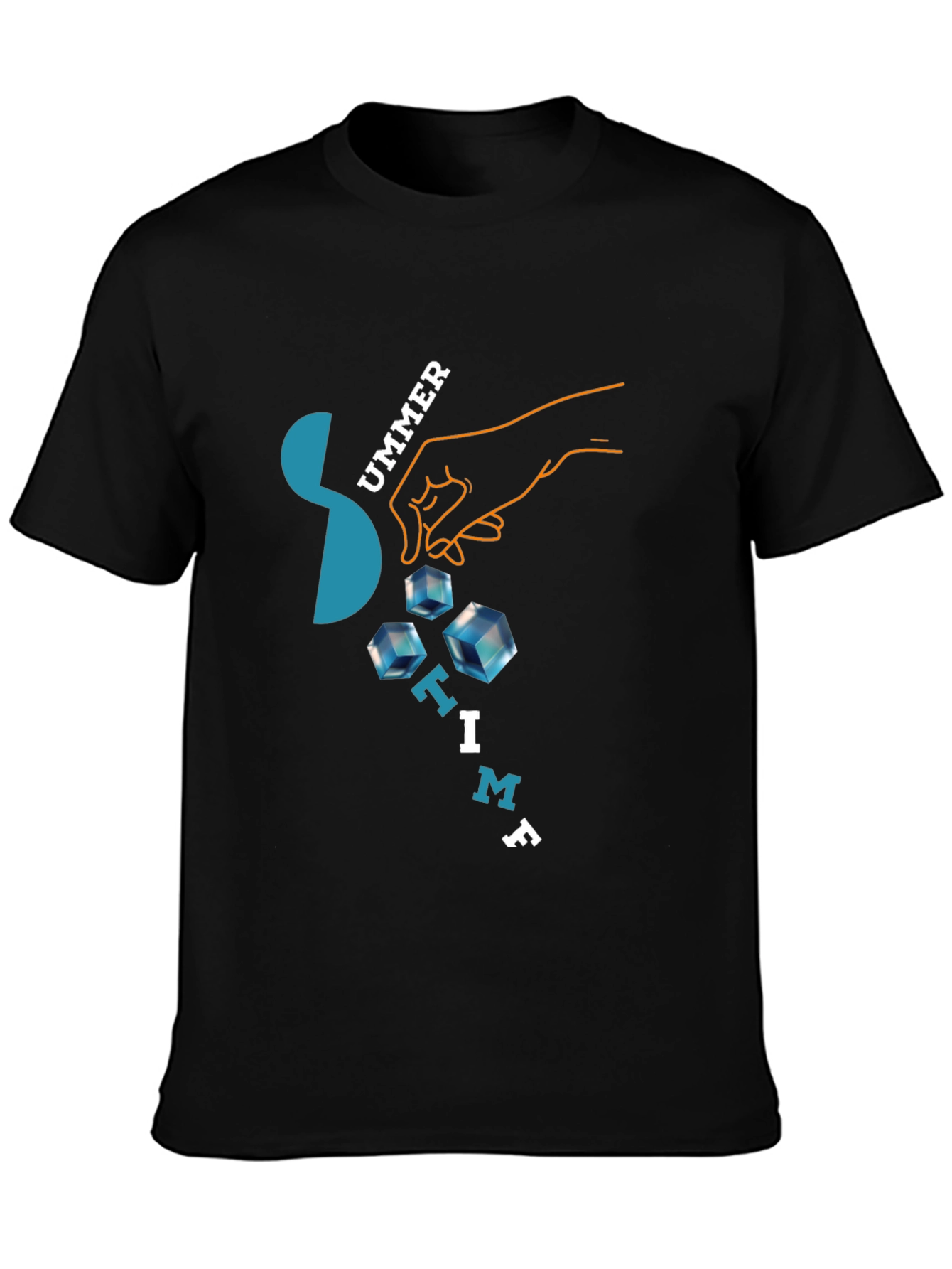Summer Time Graphic Tee - Cool Ice Design
