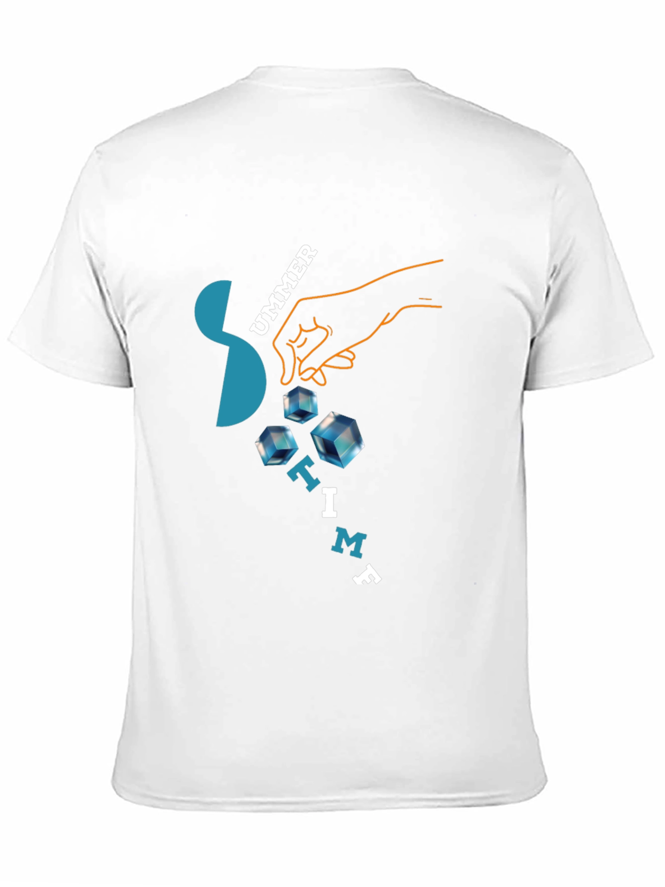 Summer Time Graphic Tee - Cool Ice Design