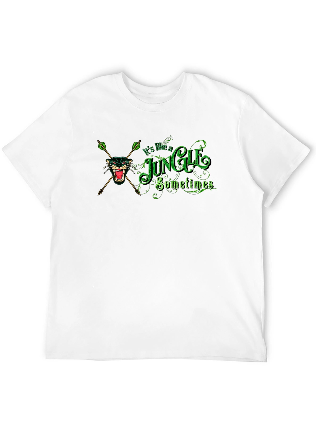 Jungle Graphic Black T-Shirt - Classic Tee
