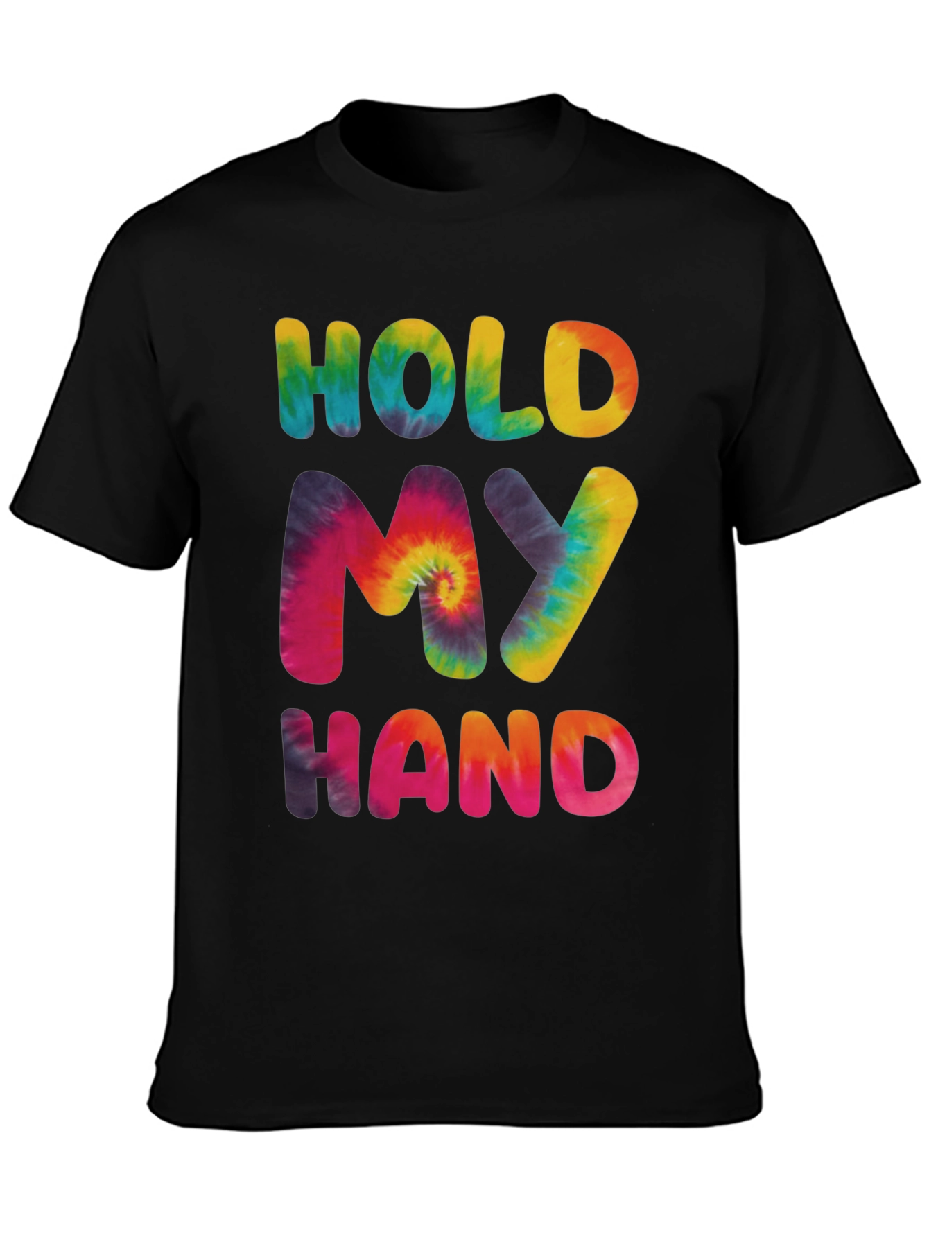 Tie-Dye Hold My Hand Graphic Tee