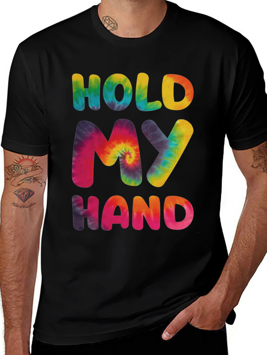 Tie-Dye Hold My Hand Graphic Tee