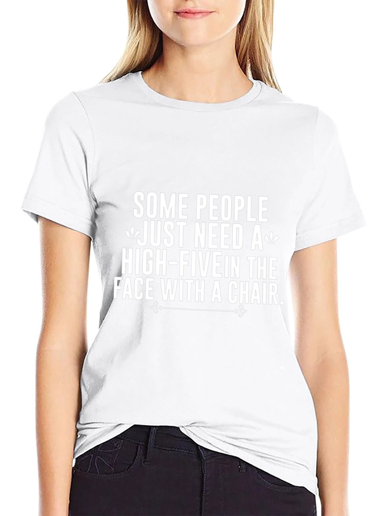 Funny High-Five In The Face With A Chair T-Shirt