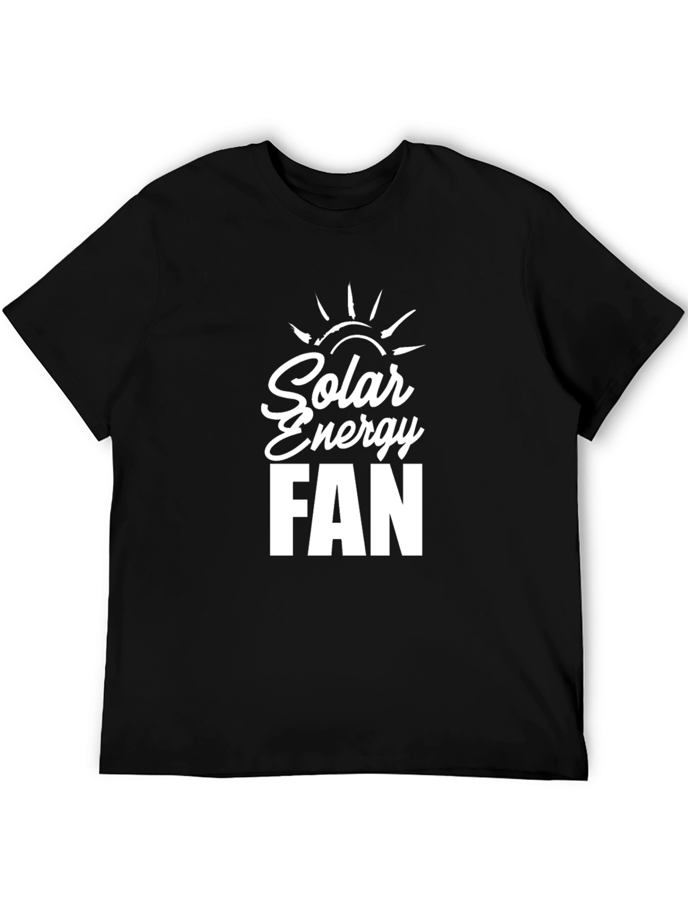 Solar Energy Fan Black T-Shirt