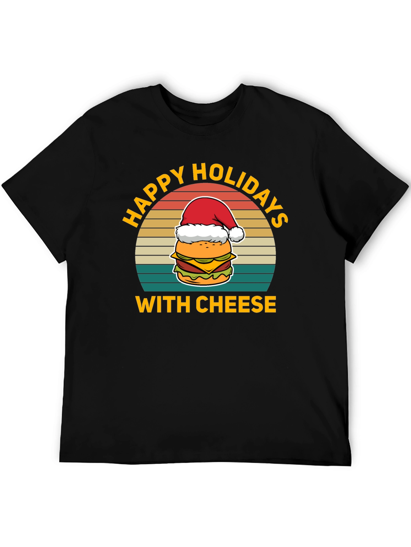 Festive Cheese Burger Graphic Tee