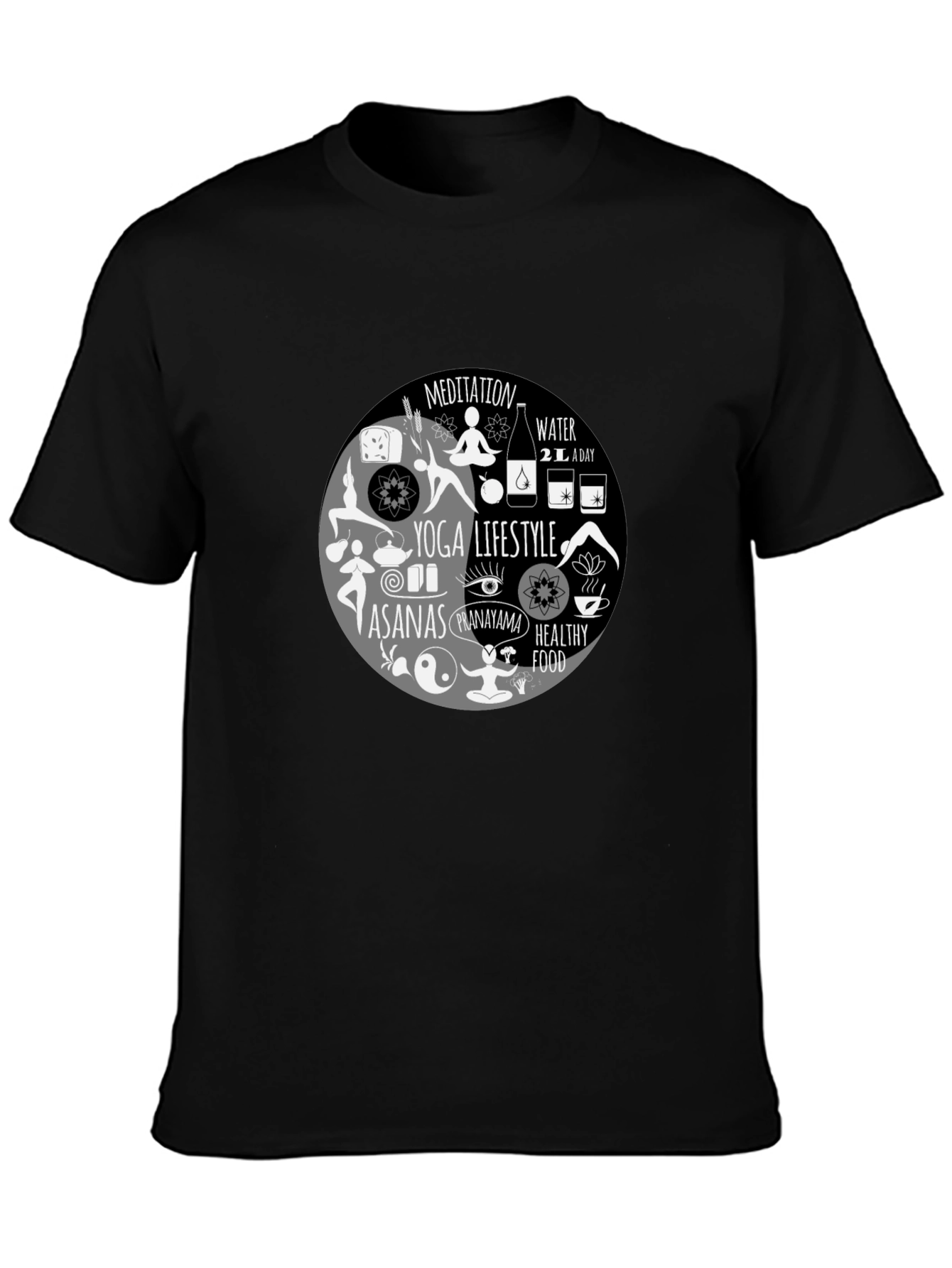 Yoga Lifestyle T-Shirt - Meditation Healthy Living