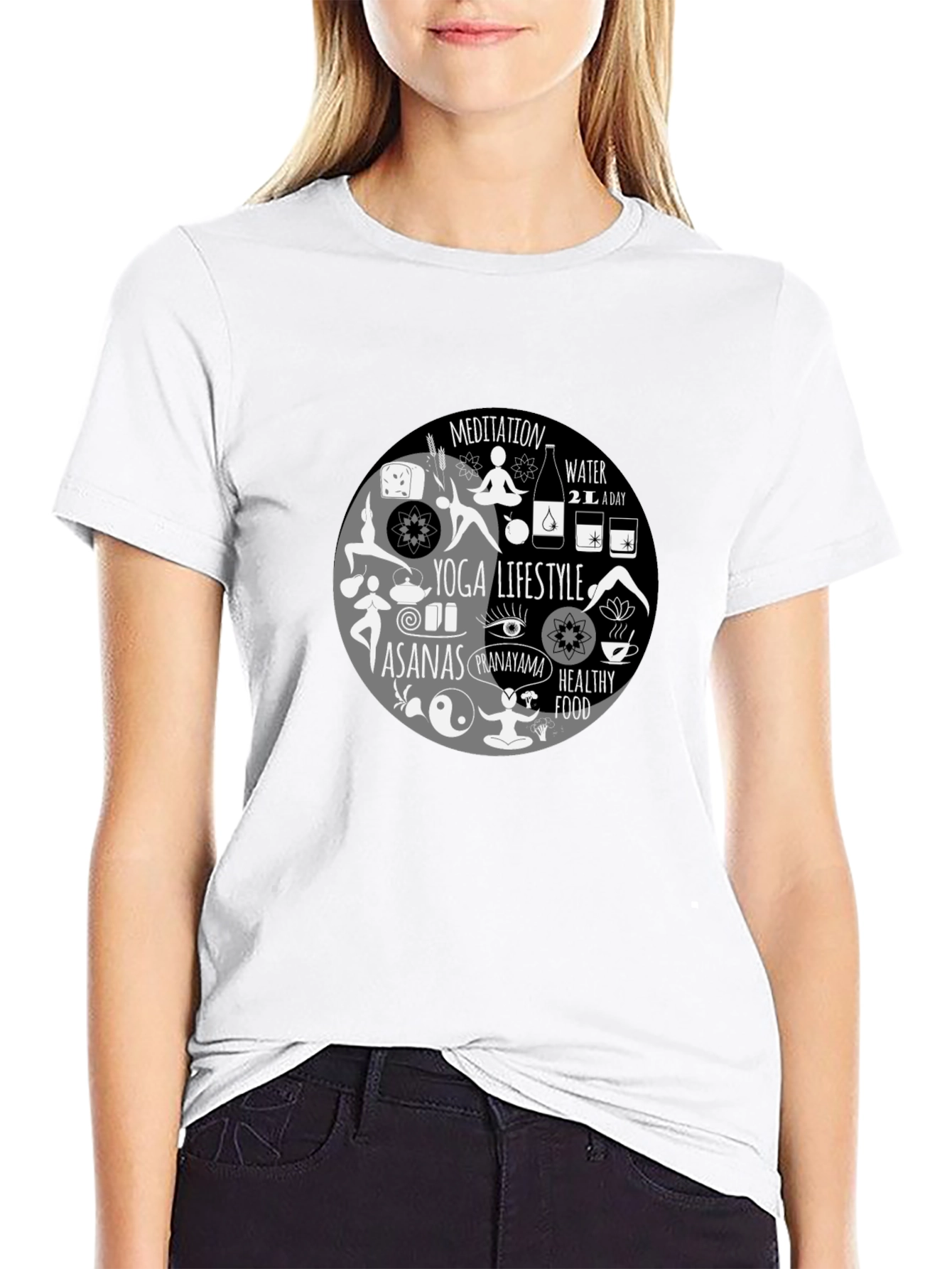 Yoga Lifestyle T-Shirt - Meditation Healthy Living