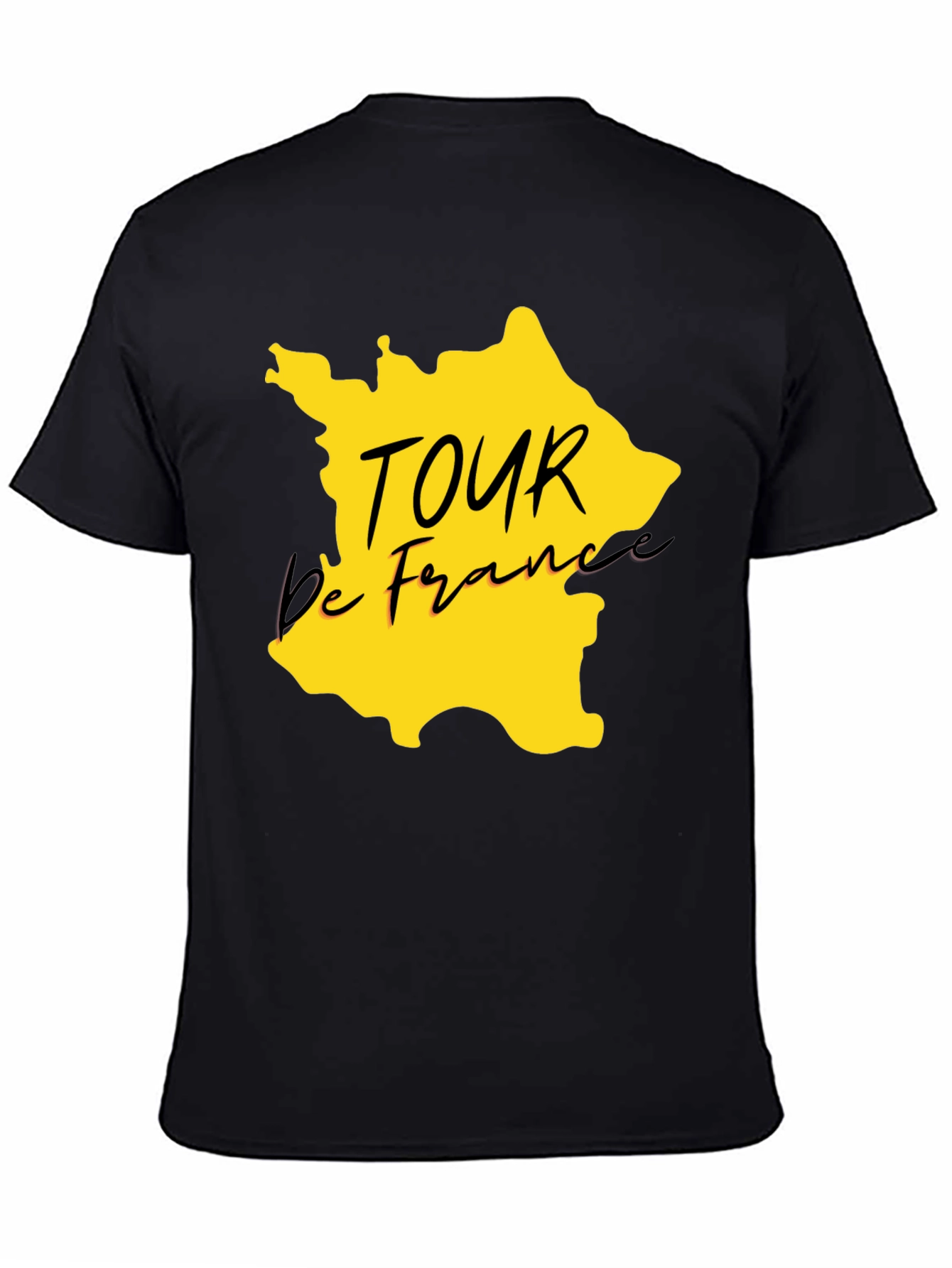 Tour de France Graphic T-Shirt - Black Cotton Tee