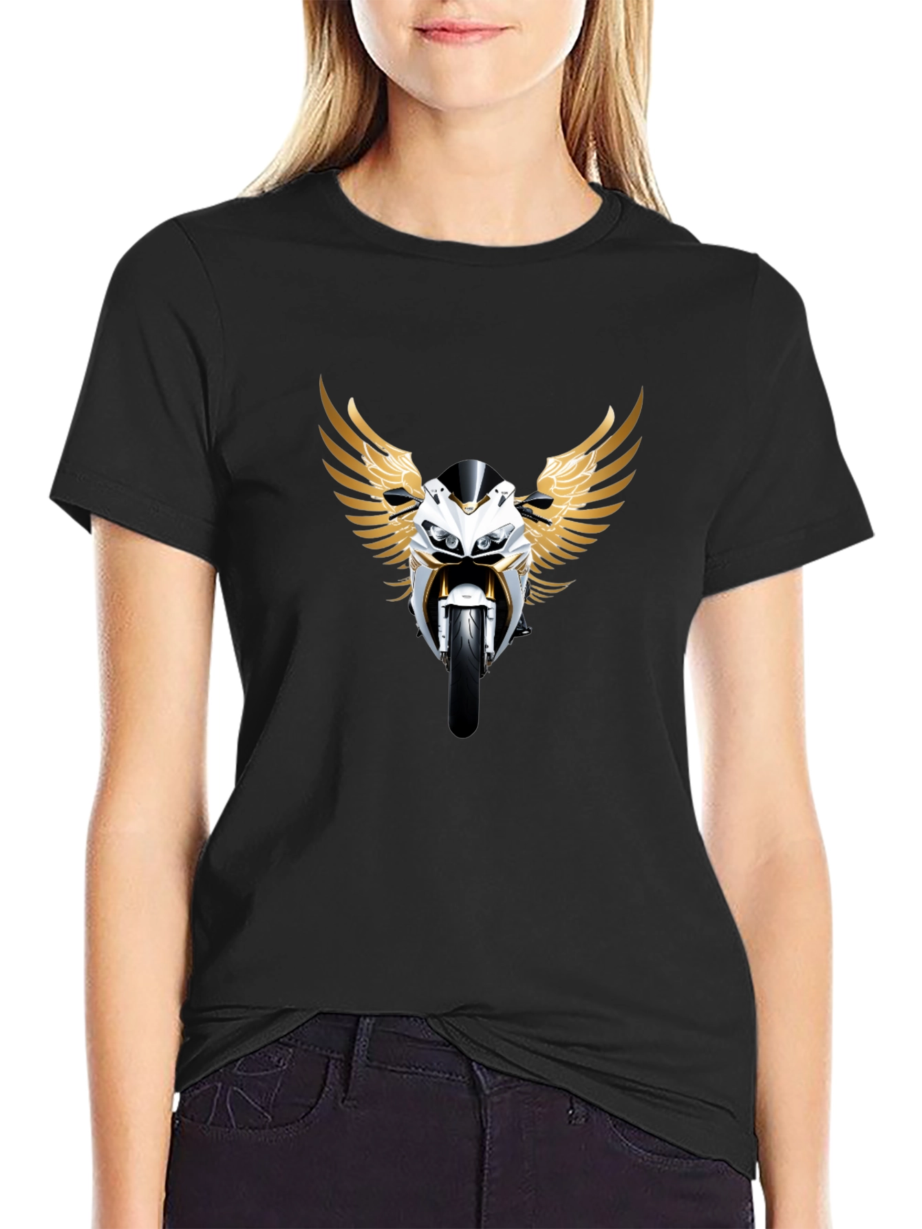 Motorcycle Wings Graphic Tee