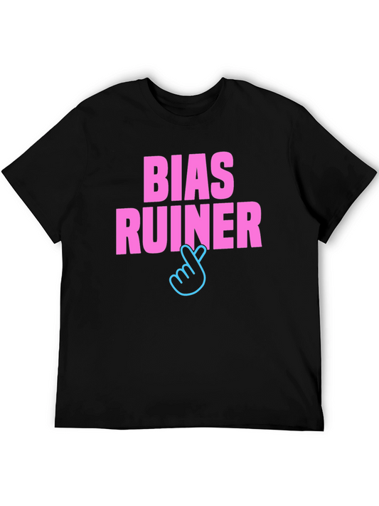 Bias Ruiner Graphic Tee - Kpop Inspired Fashion