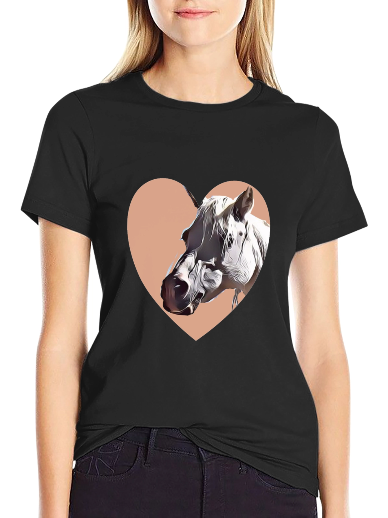 Horse Heart Graphic Tee - Unisex
