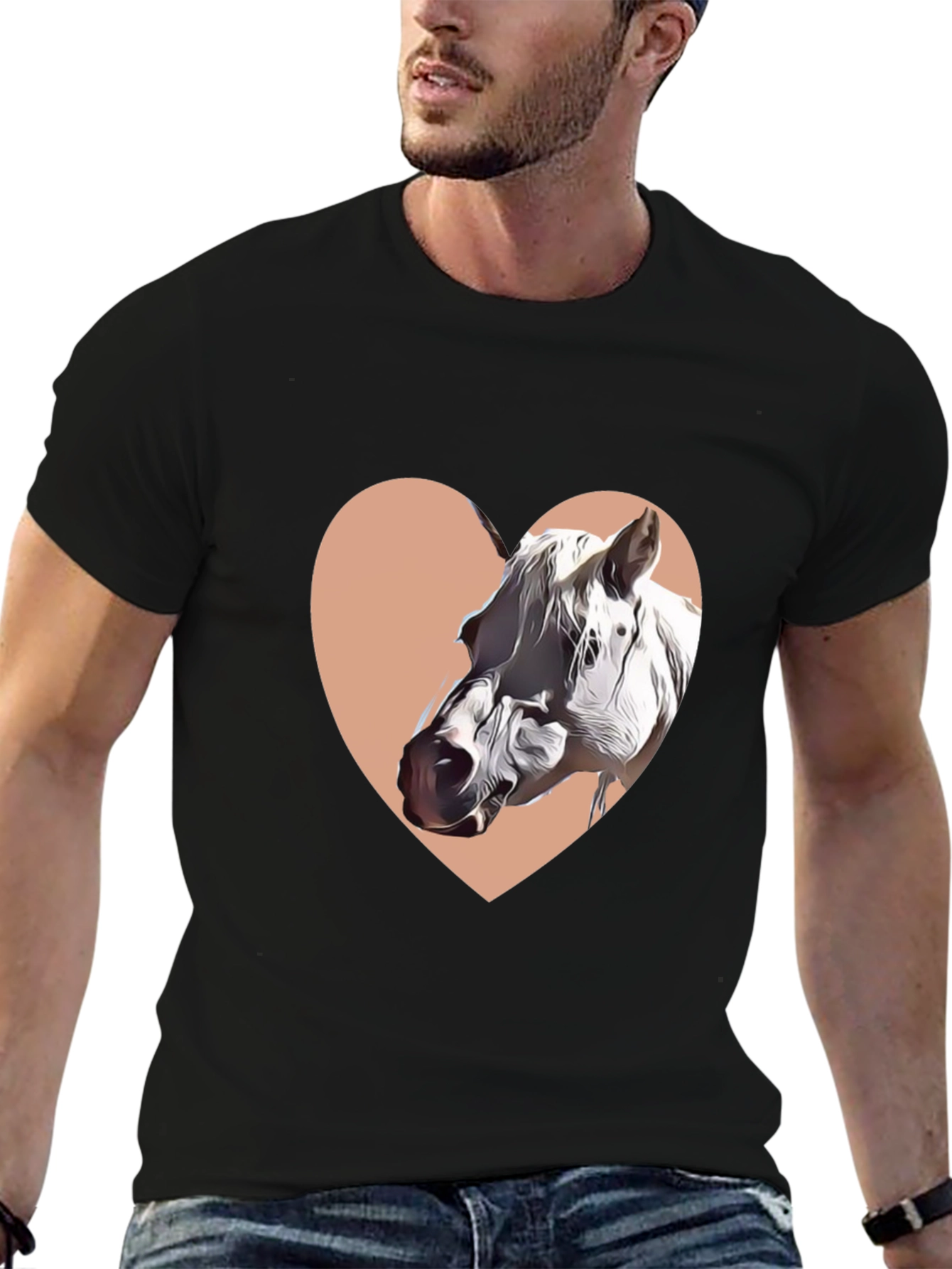 Horse Heart Graphic Tee - Unisex