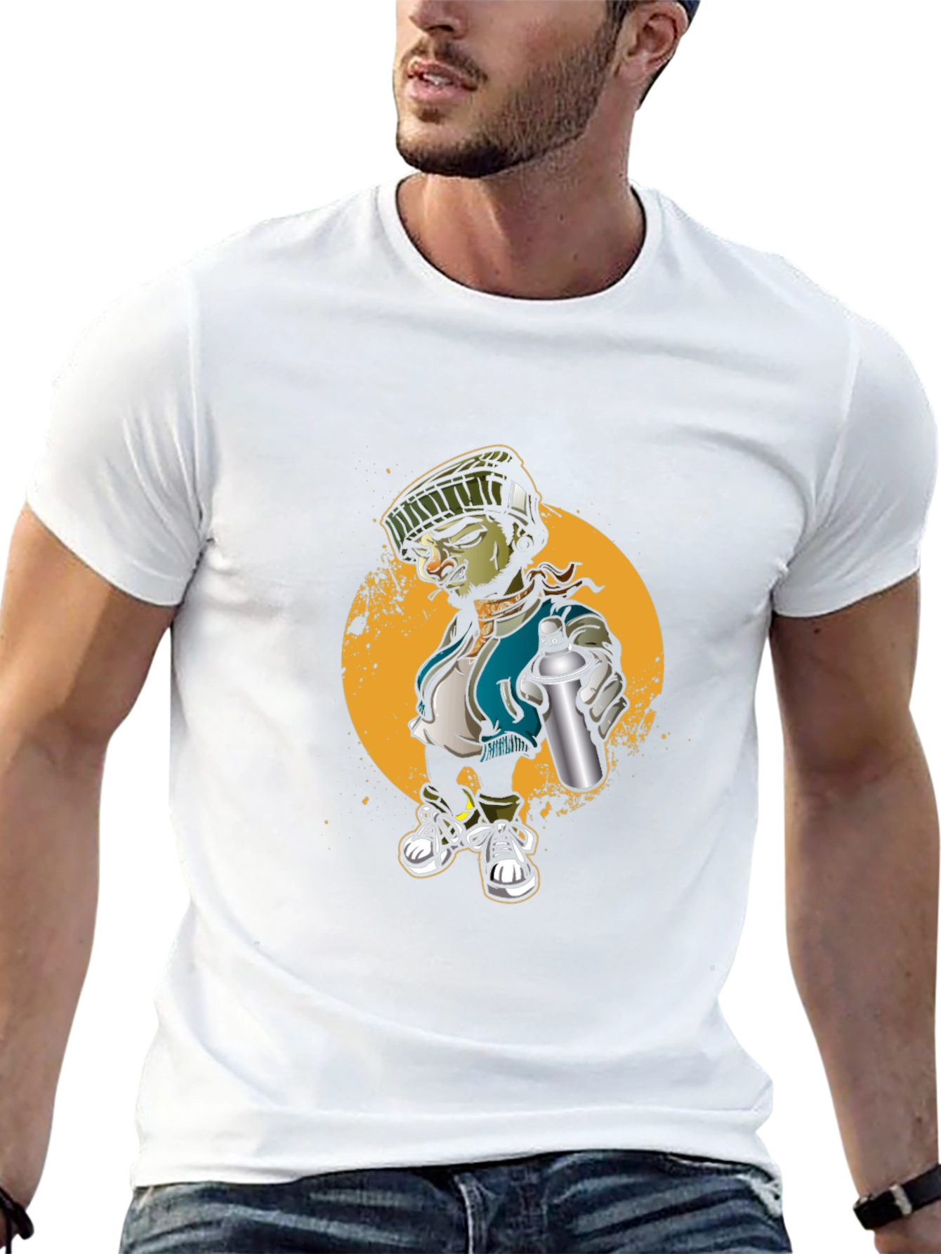 Urban Graffiti Artist T-Shirt: Cool Street Art Design