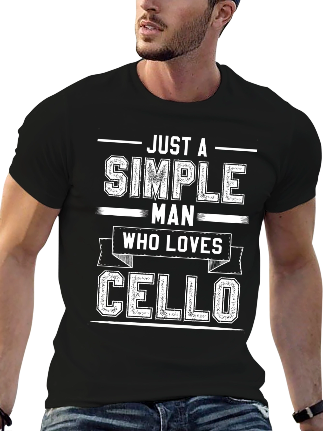 Simple Man Cello Graphic Tee