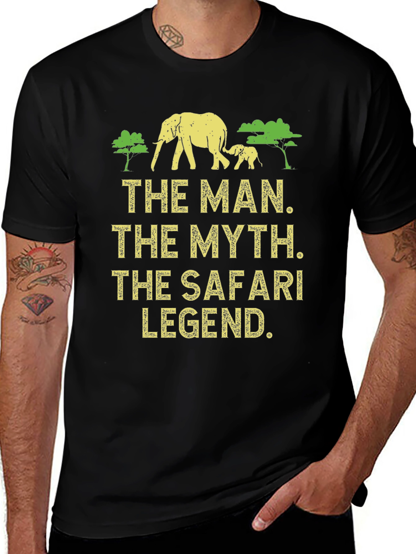 The Safari Legend Mens Graphic Tee