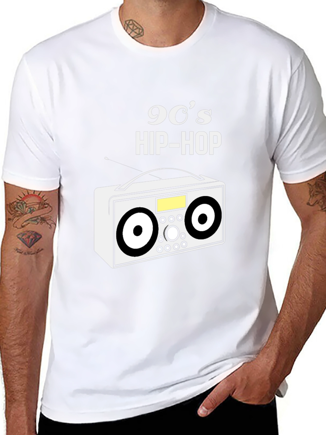 90s Hip-Hop Radio Graphic Tee