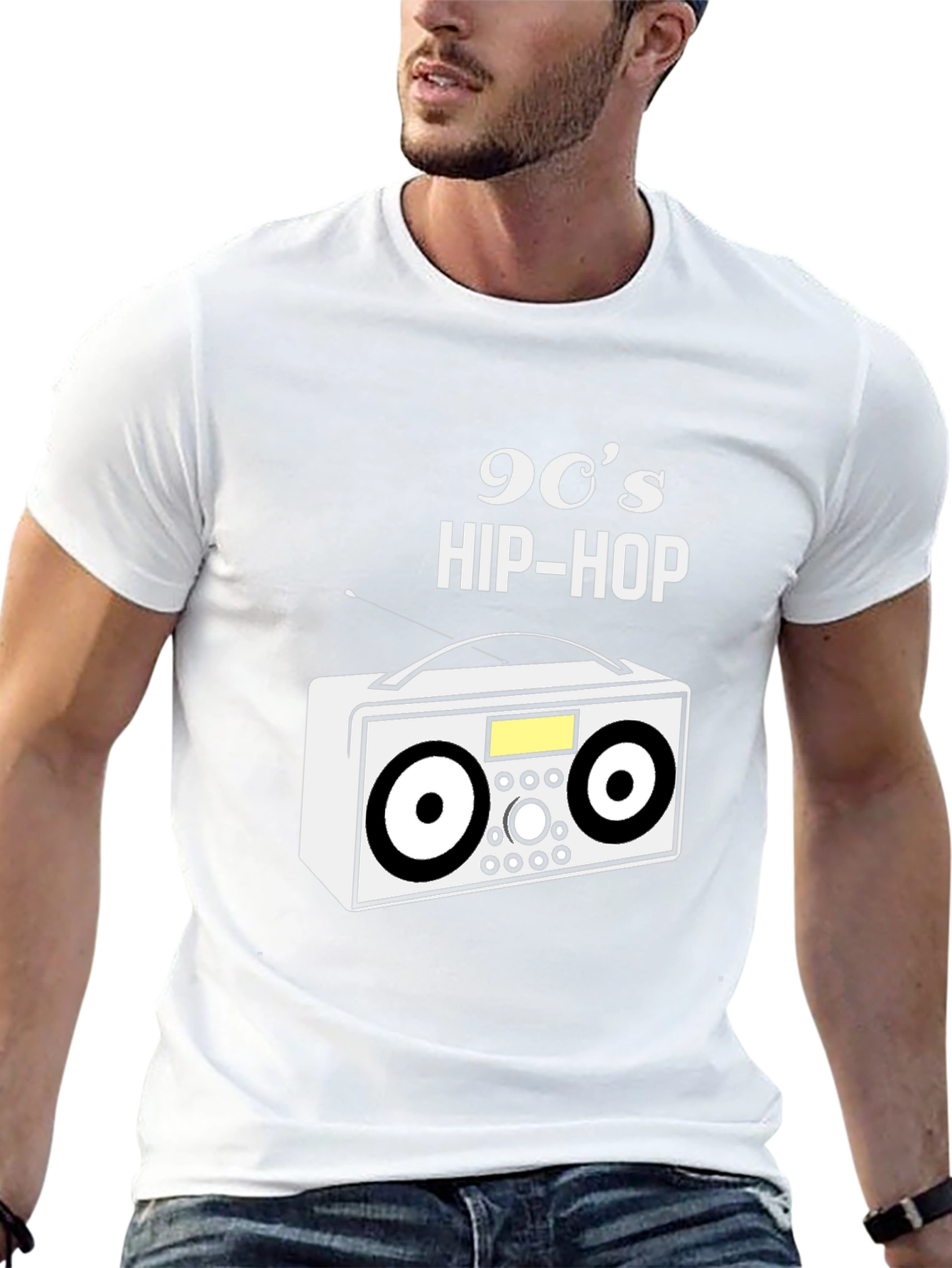 90s Hip-Hop Radio Graphic Tee