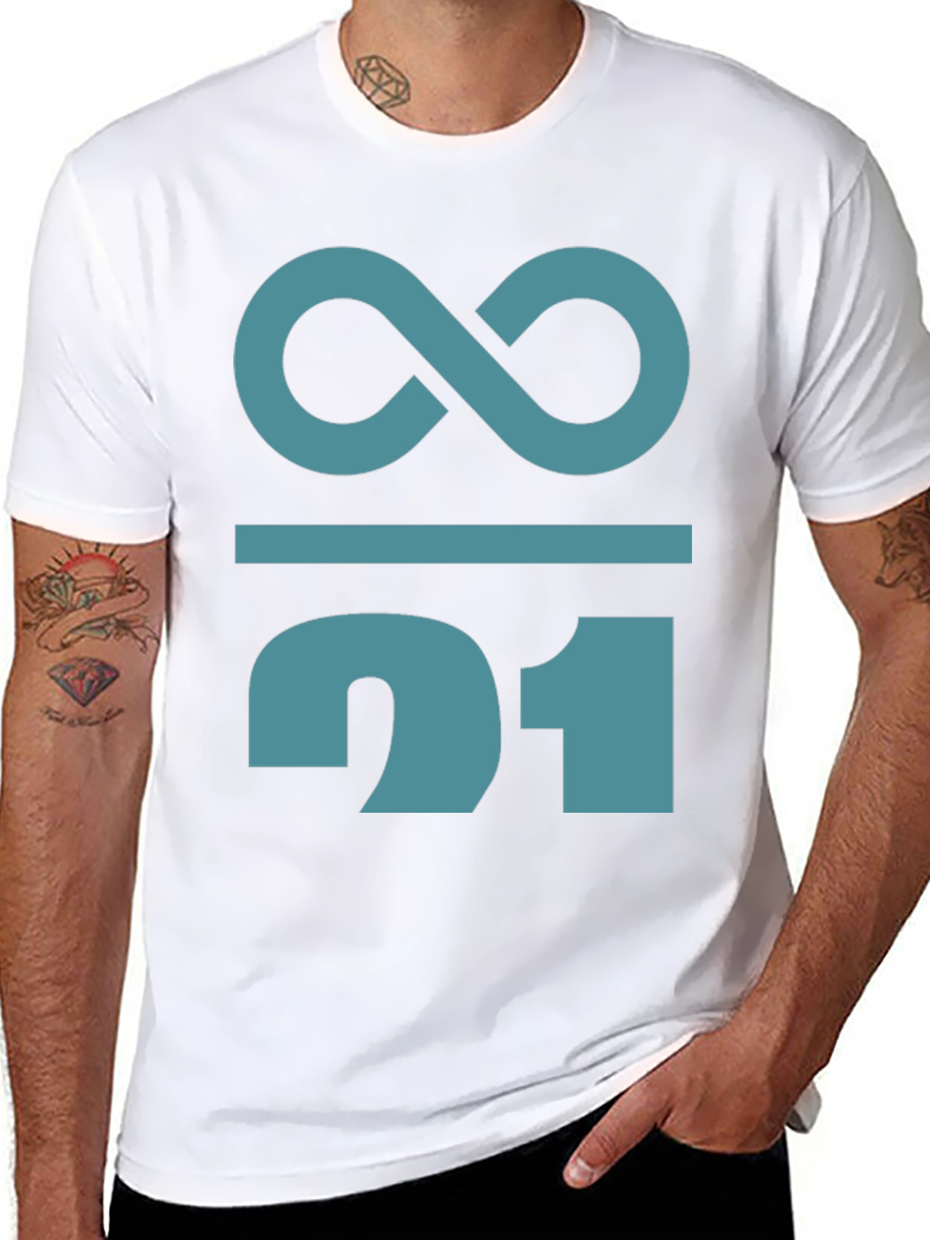 Infinity Over One T-Shirt - Unique Graphic Tee