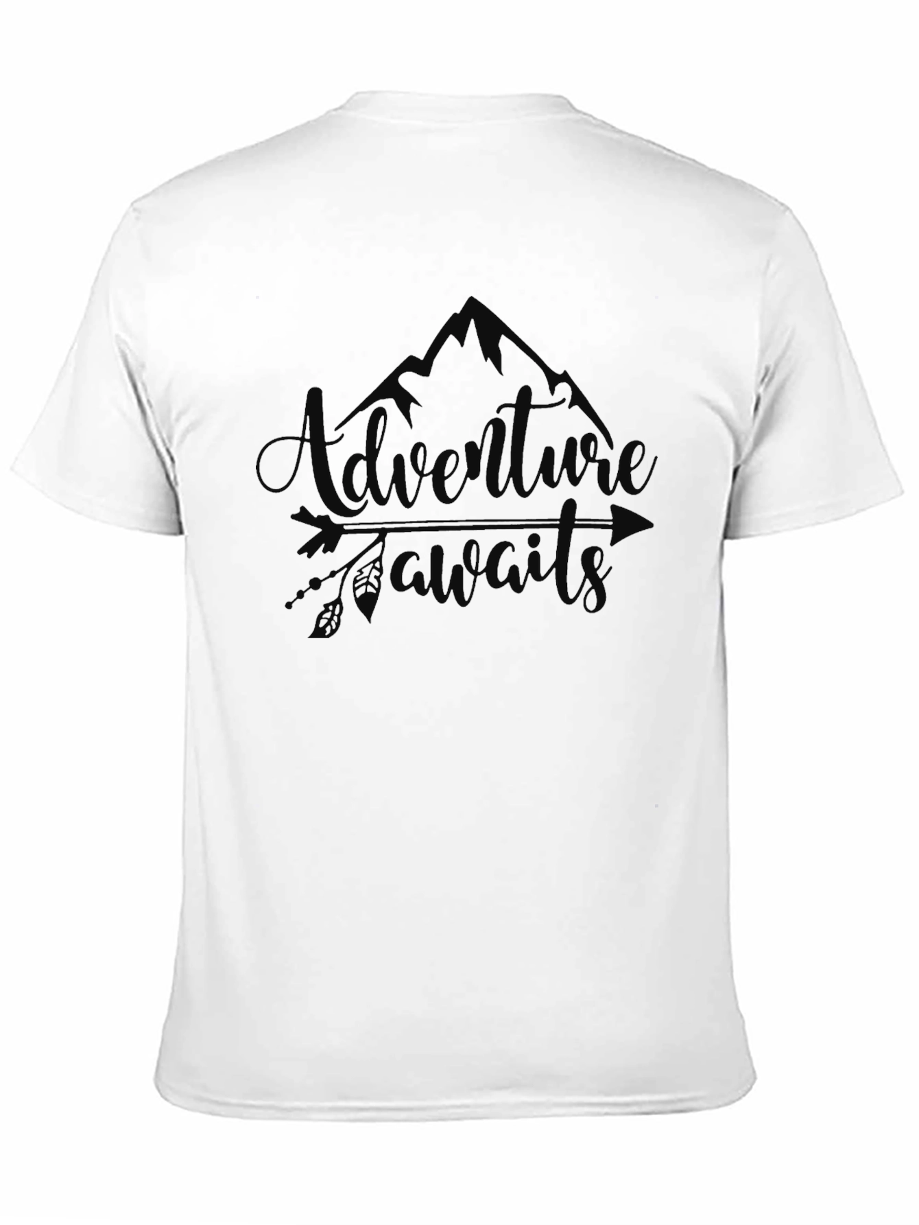 Adventure Awaits Graphic Tee - Mountain Design