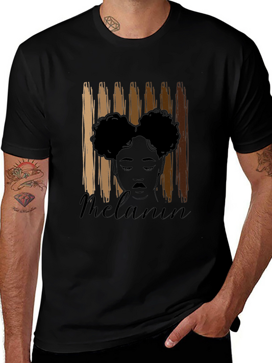 Melanin Magic Graphic Tee - Black Unisex Shirt