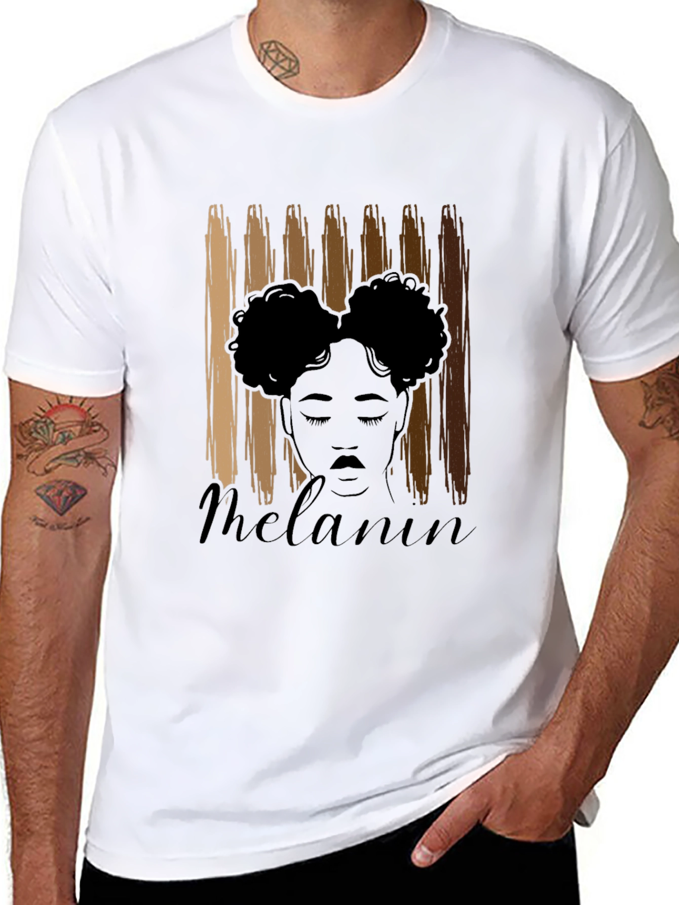 Melanin Magic Graphic Tee - Black Unisex Shirt