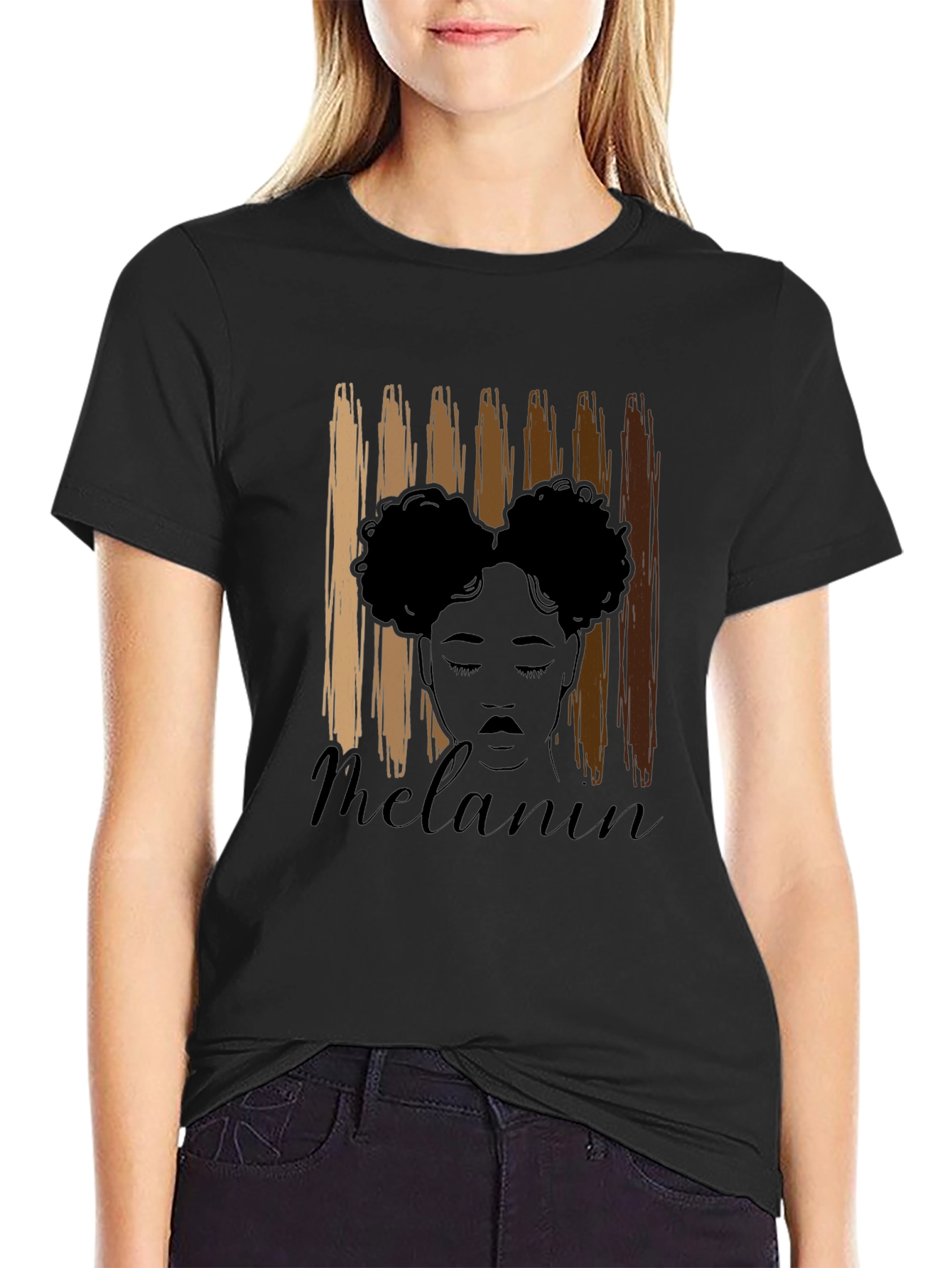 Melanin Magic Graphic Tee - Black Unisex Shirt