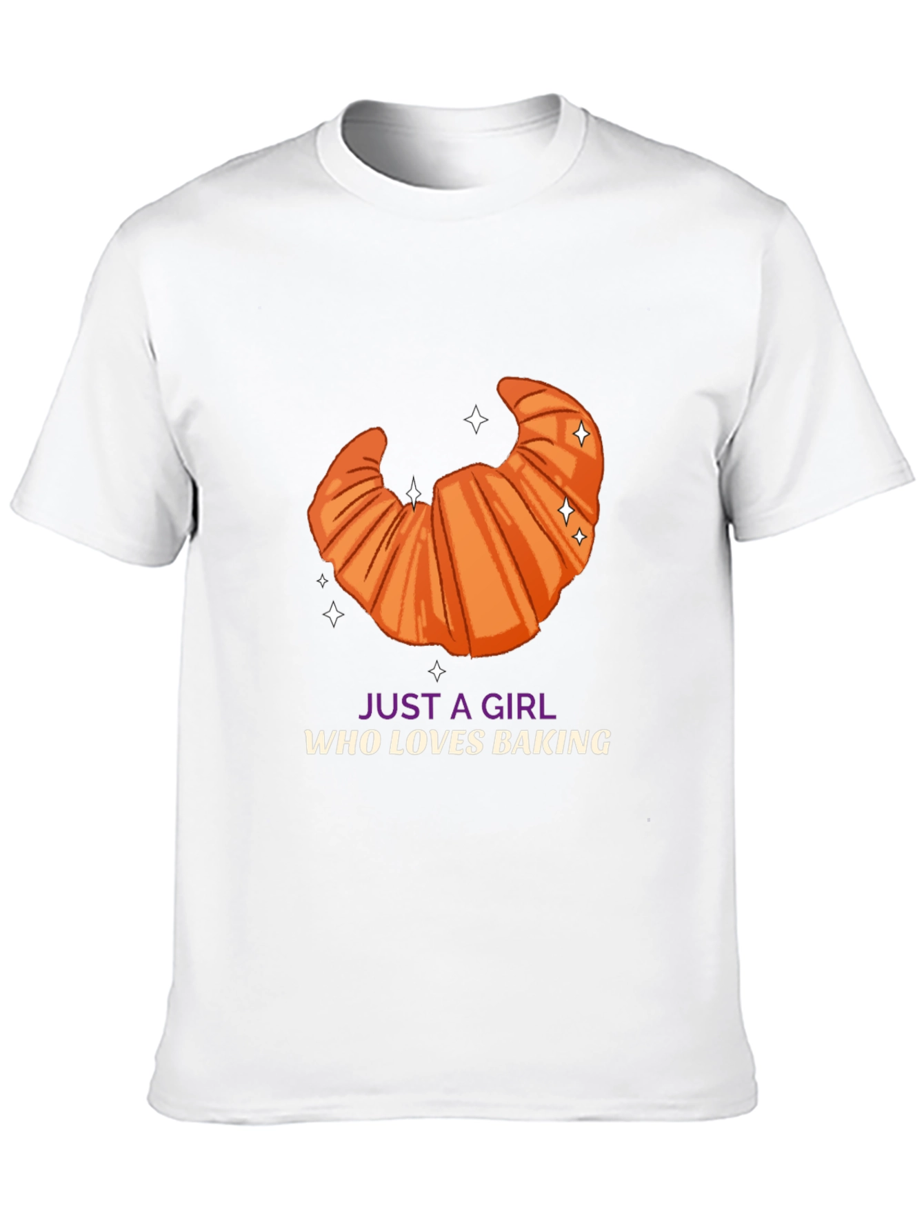 Baking Lover T-Shirt - Croissant Design