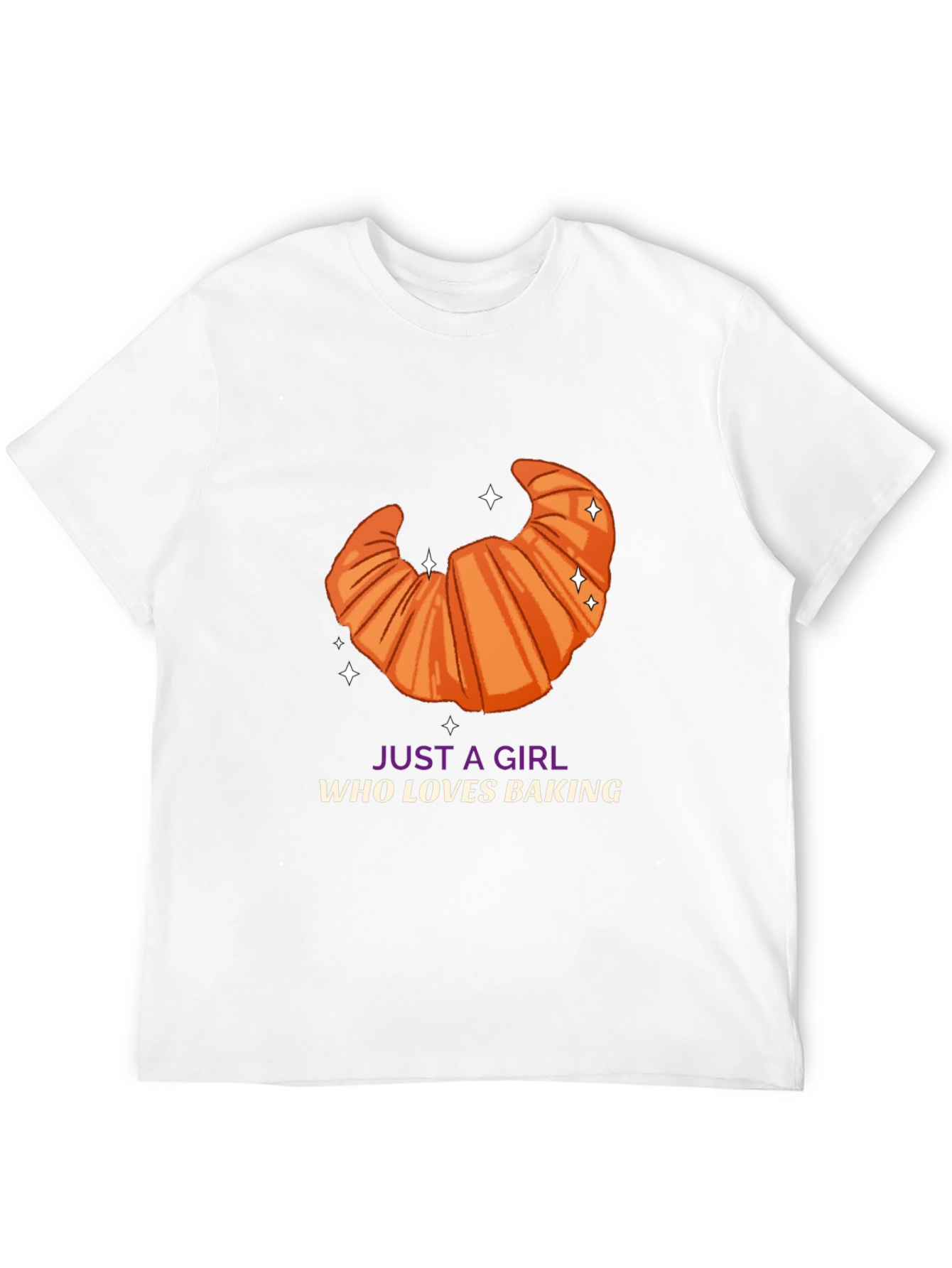 Baking Lover T-Shirt - Croissant Design