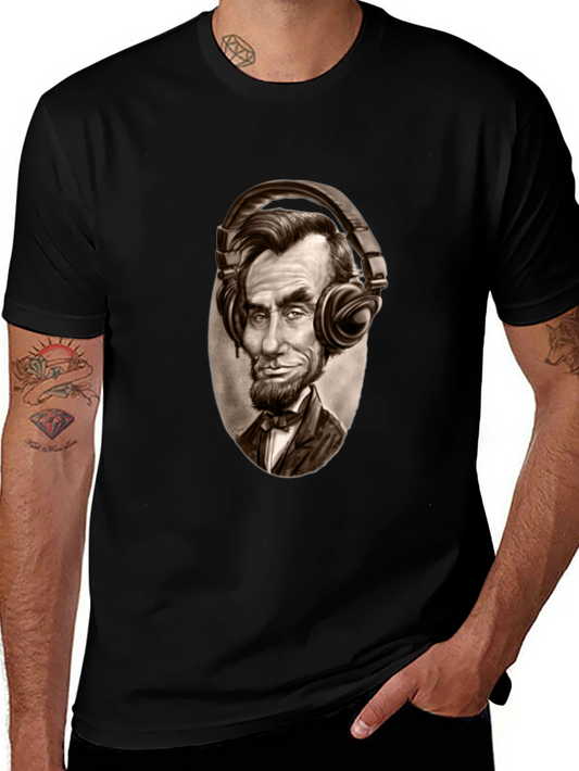 Abraham Lincoln DJ Graphic Tee