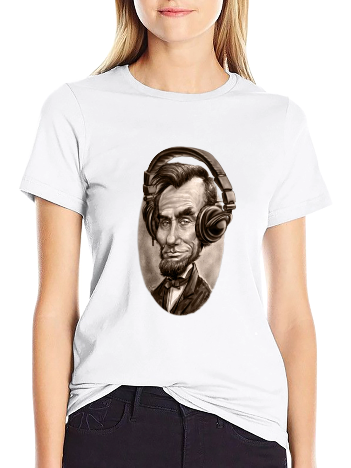 Abraham Lincoln DJ Graphic Tee