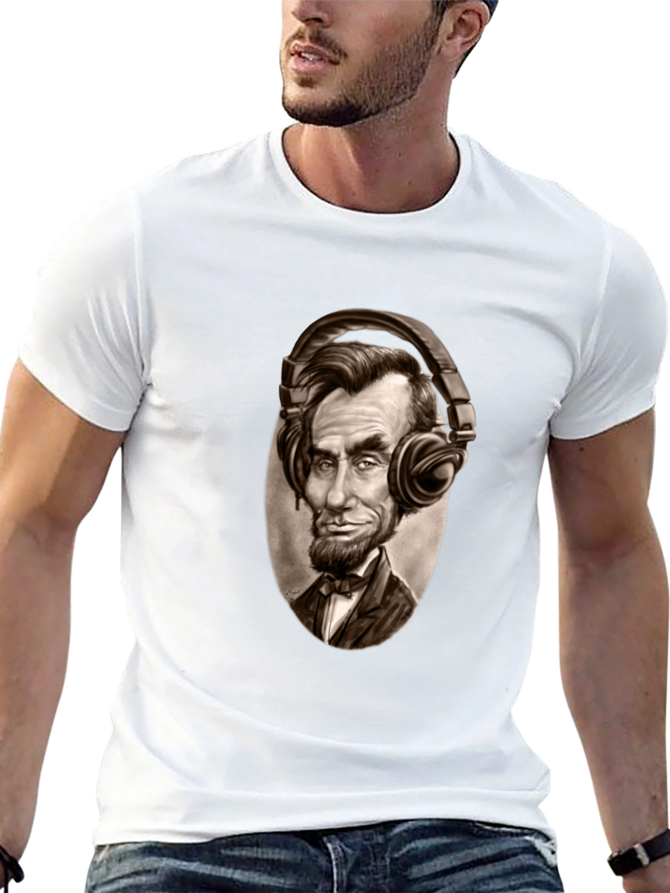 Abraham Lincoln DJ Graphic Tee