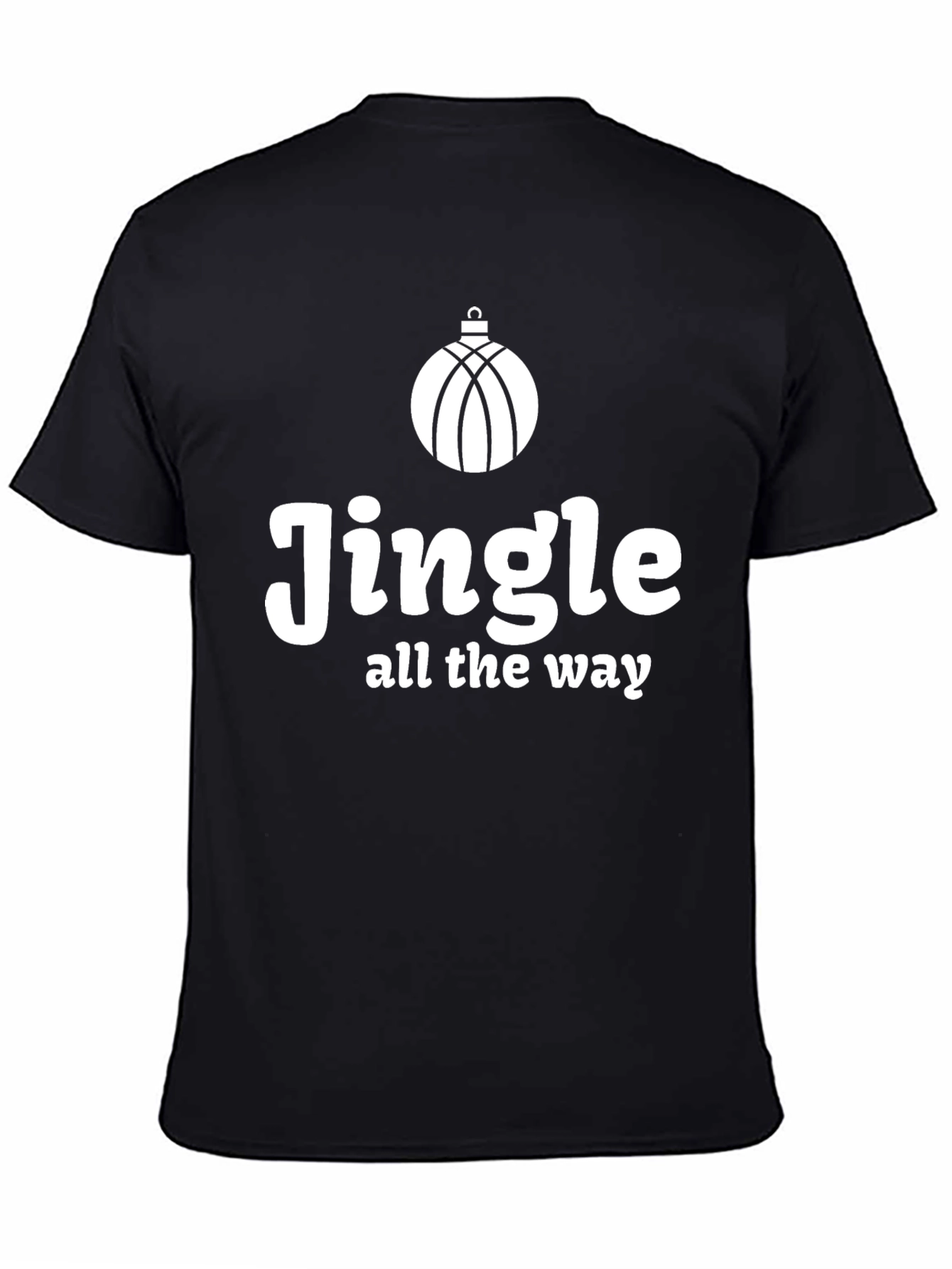 Jingle All The Way Christmas T-Shirt Black