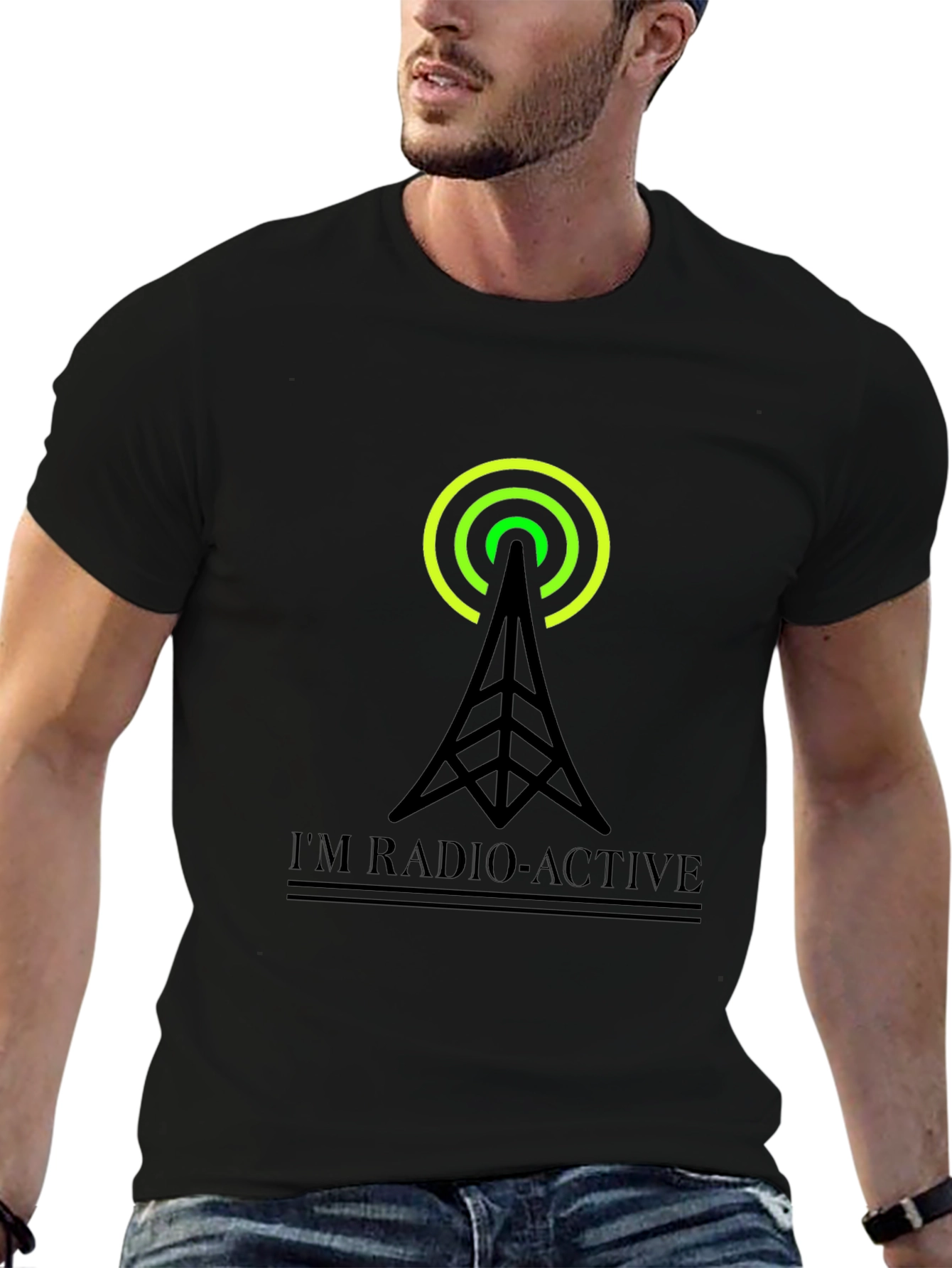 Im Radio-Active Black T-Shirt